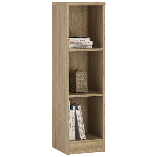 4 You  Medium Narrow Bookcase in Sonama Oak