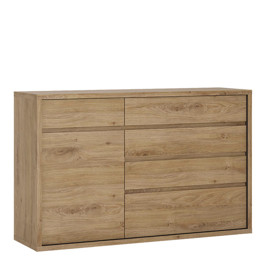 Shetland  1 Door 5 drawer cupboard