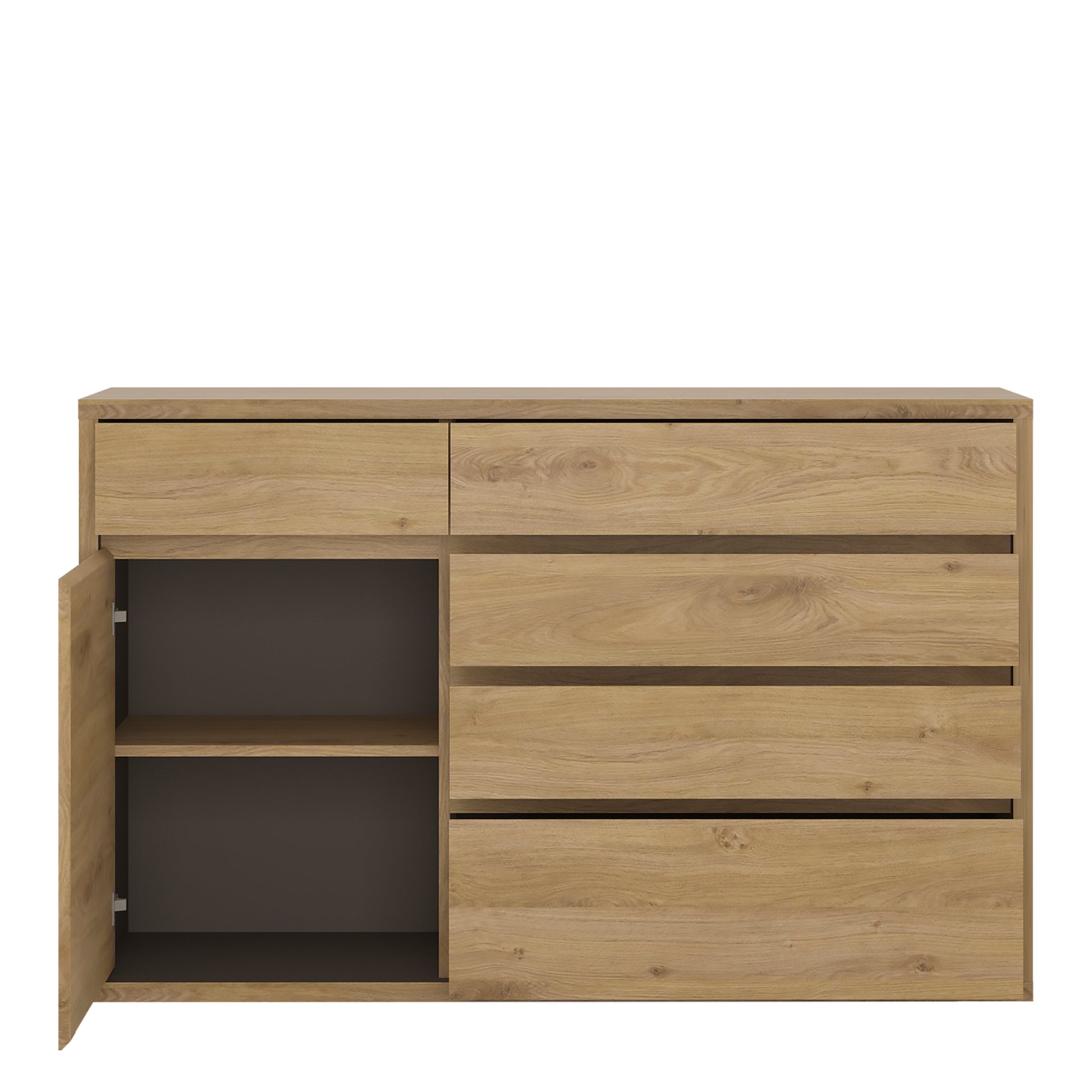 Shetland  1 Door 5 drawer cupboard
