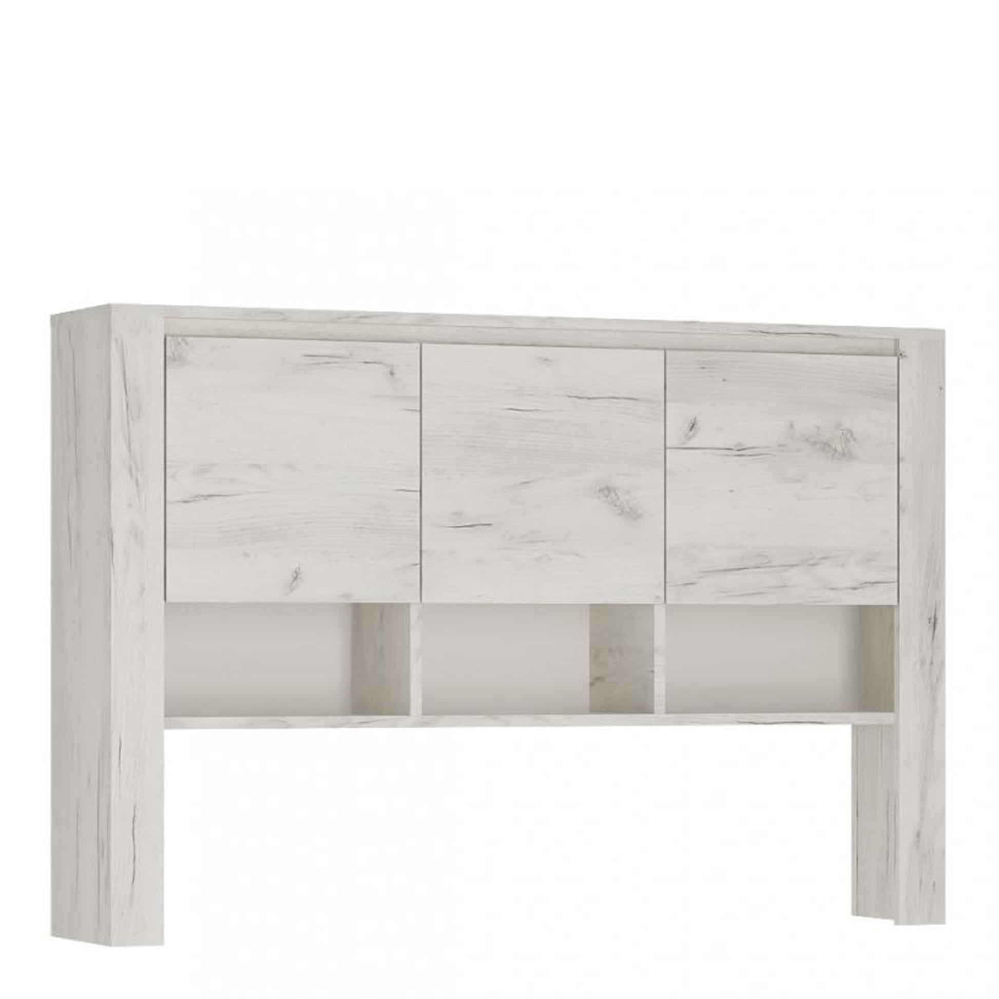 Angel  Top Unit for Desk in White Craft Oak