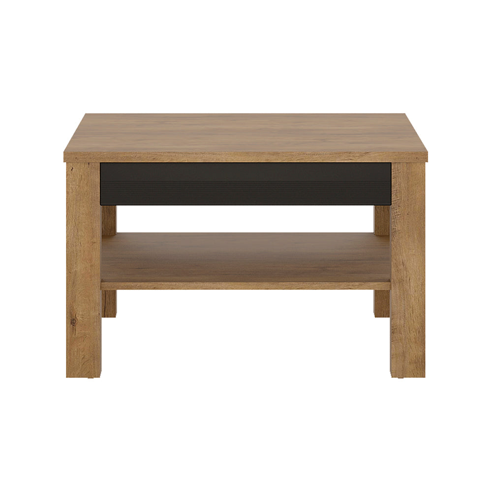 Havana  coffee table in Lefkas Oak with matte black fronts