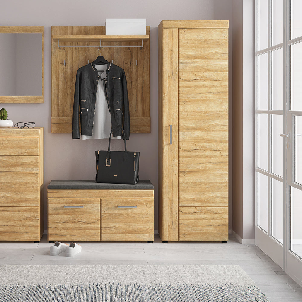Cortina  Tall cupboard (RH) in Grandson Oak