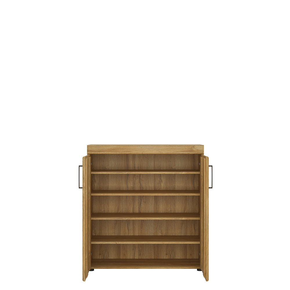 Cortina  2 door shoe cabinet in Grandson Oak