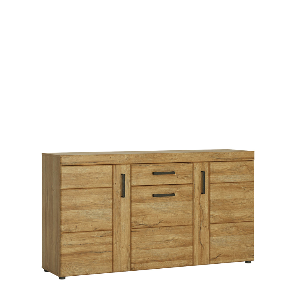 Cortina  3 door 1 drawer sideboard in Grandson Oak