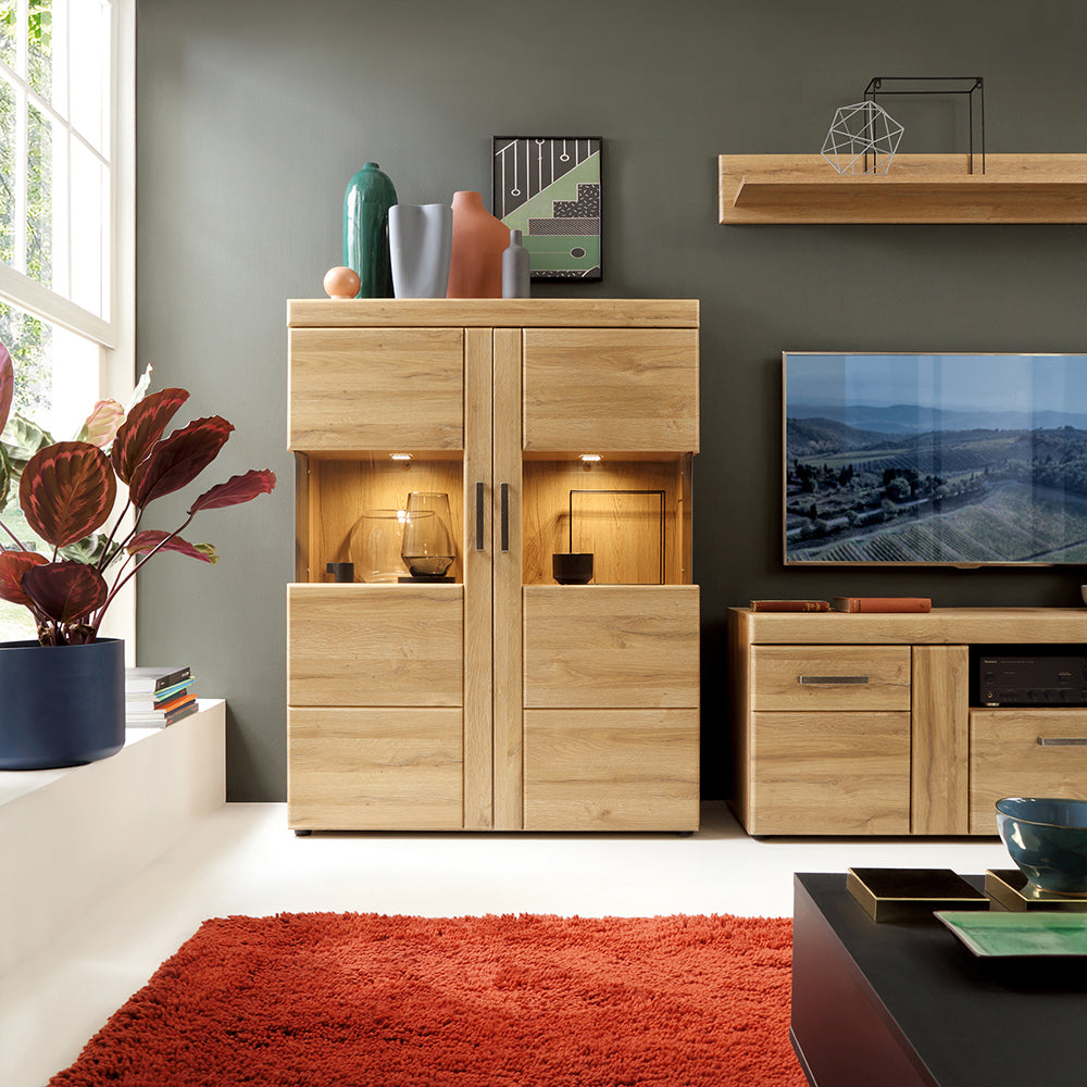 Cortina  Wall shelf 117 cm in Grandson Oak