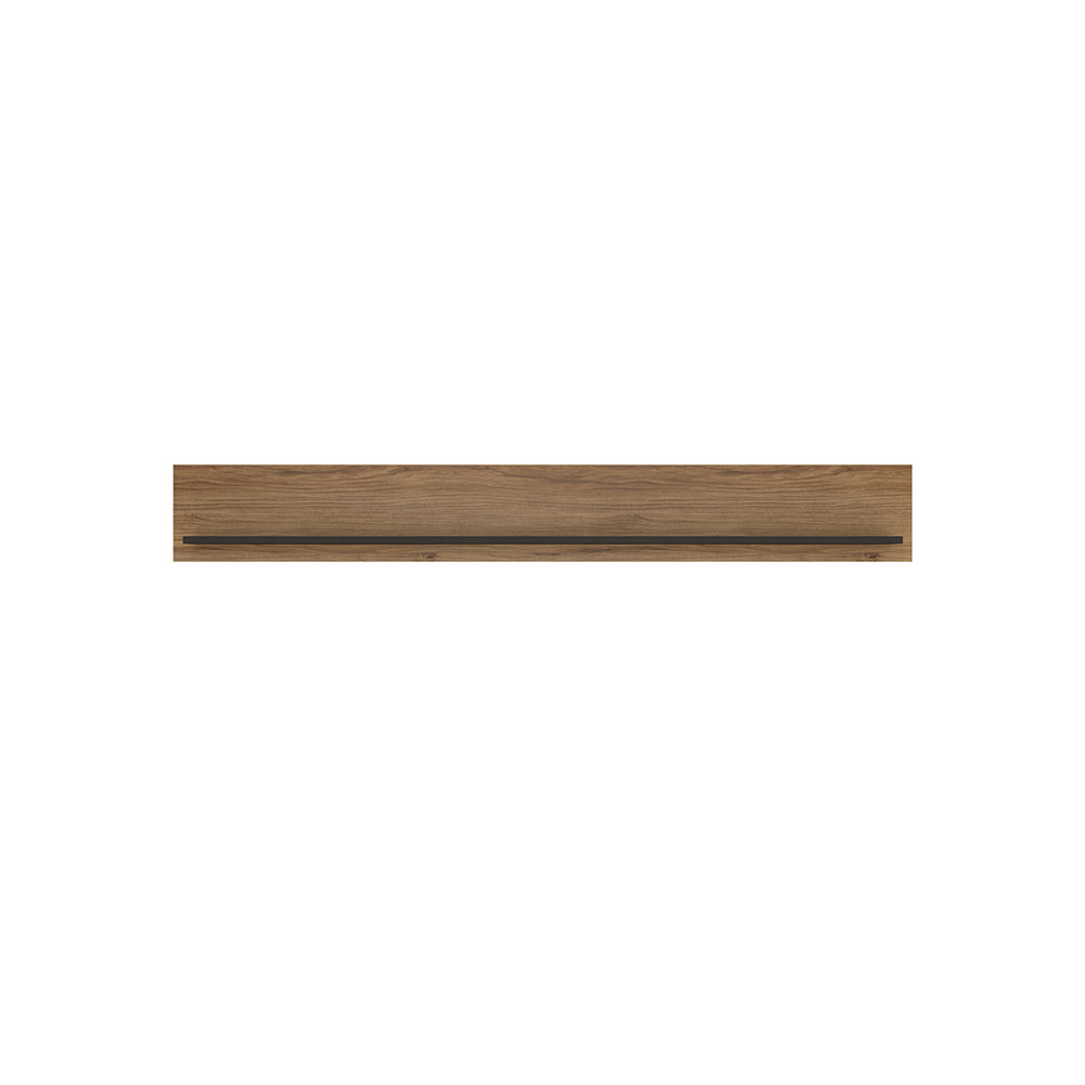 Brolo  Wall shelf 167 cm in Walnut and Black