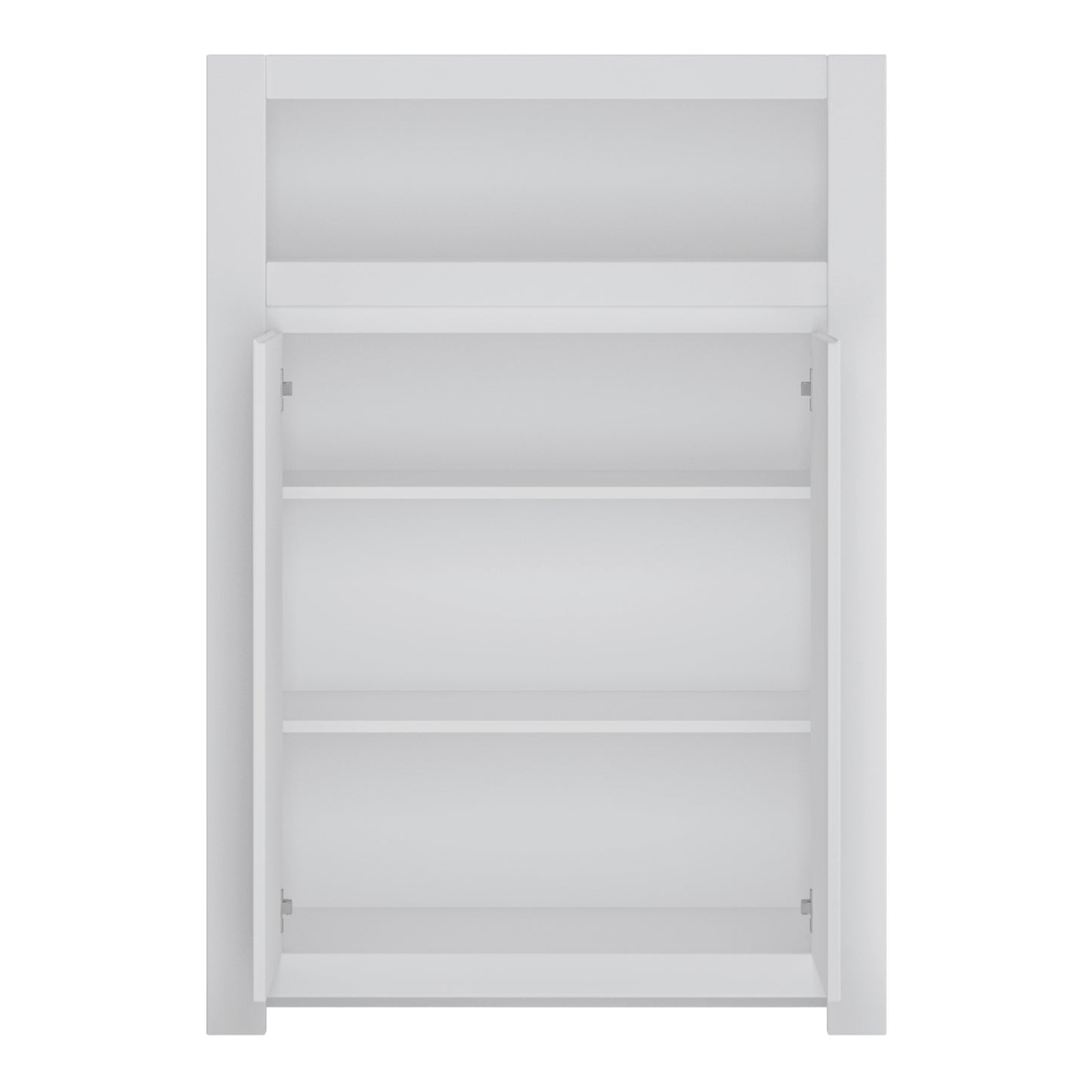 Novi  2 Door Cabinet in Alpine White