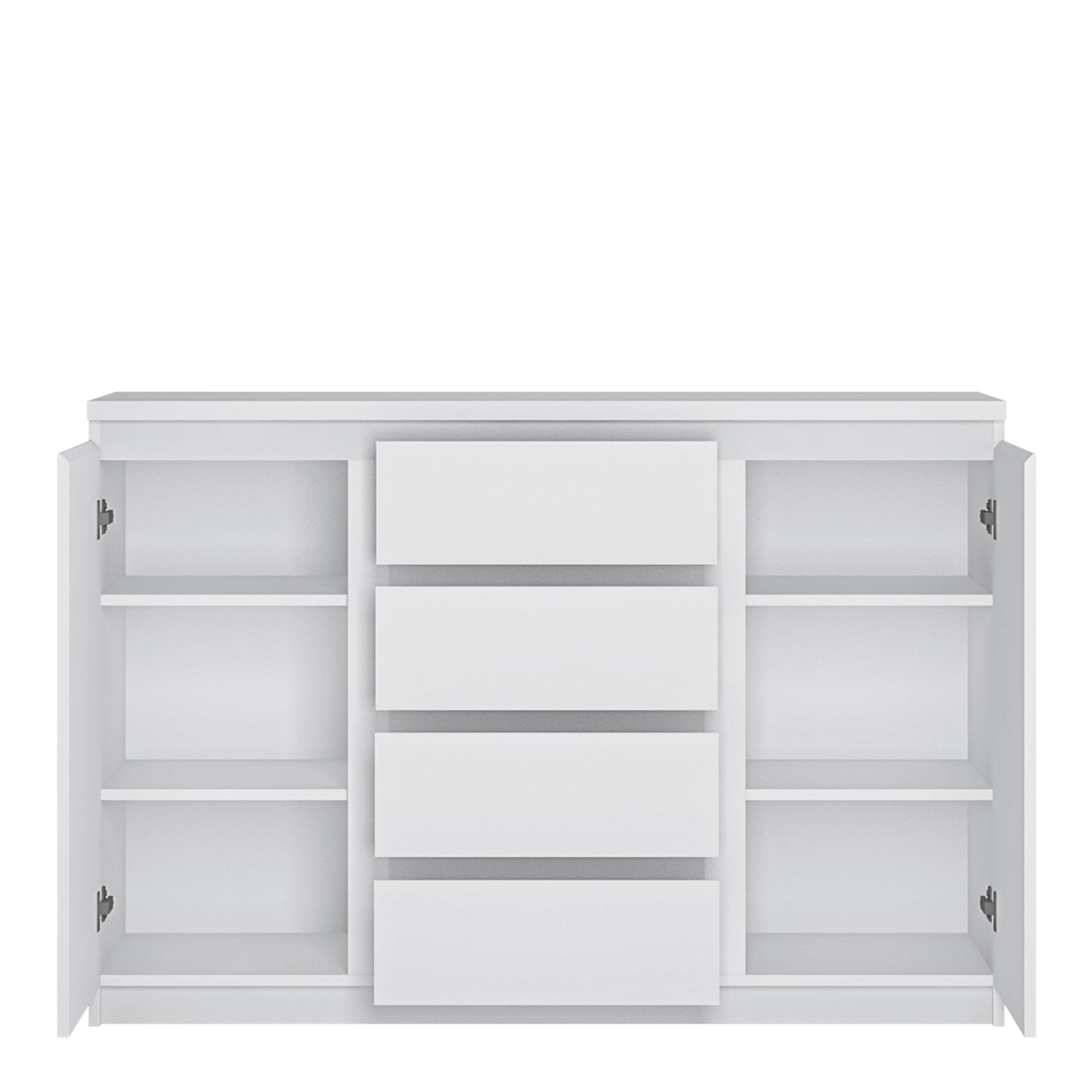 Fribo White Fribo 2 door 4 drawer sideboard in White
