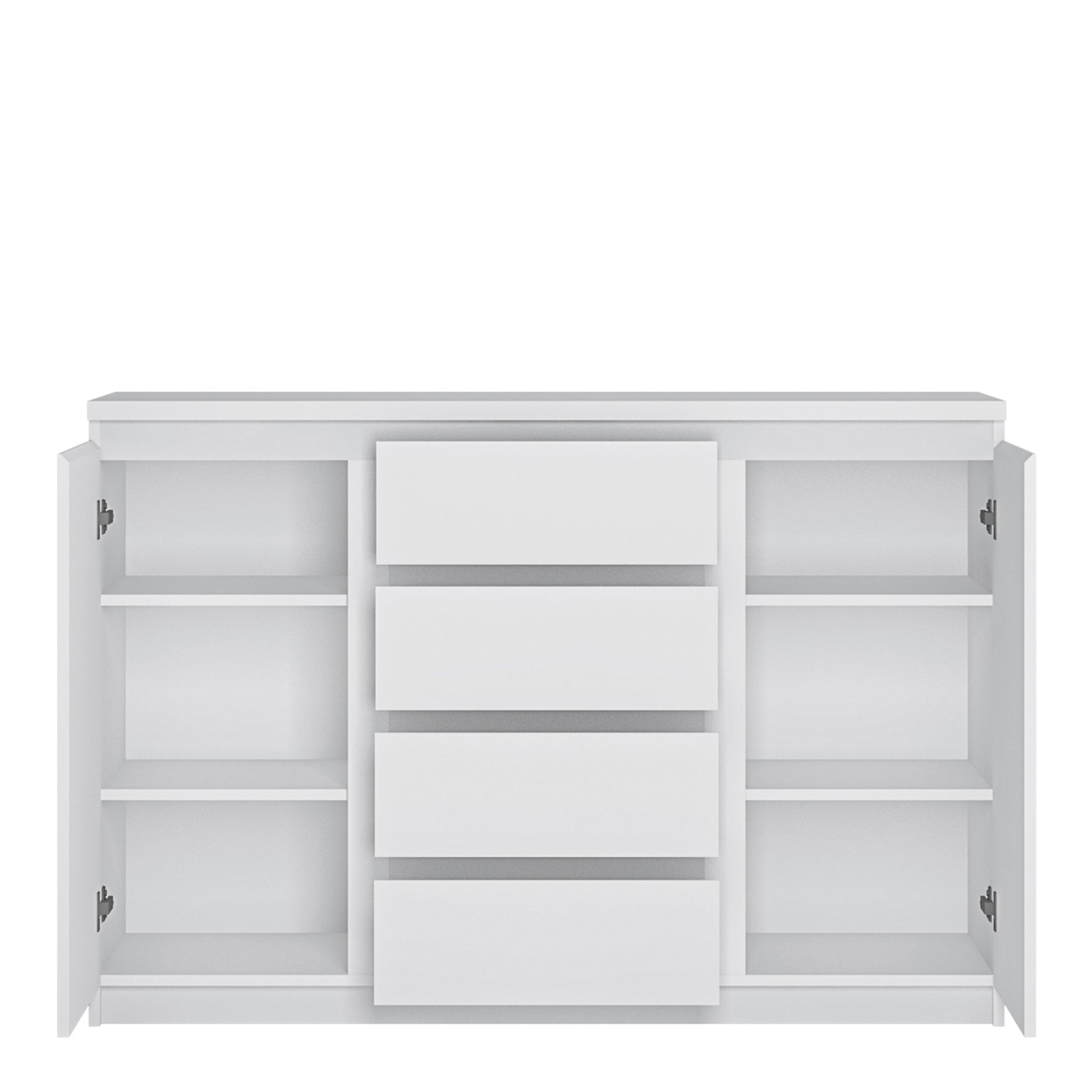 Fribo White Fribo 2 door 4 drawer sideboard in White
