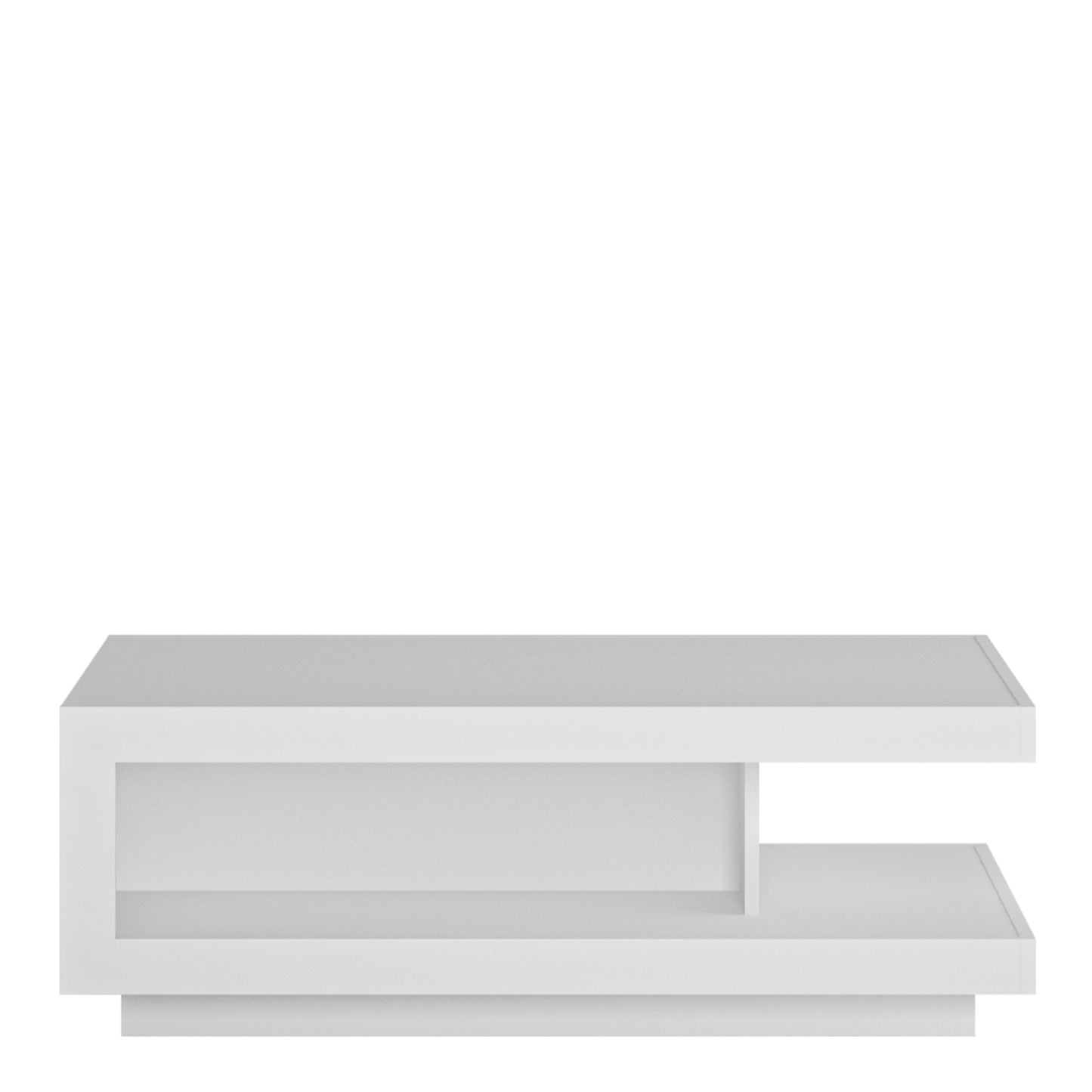 Lyon  Designer coffee table in White and High Gloss