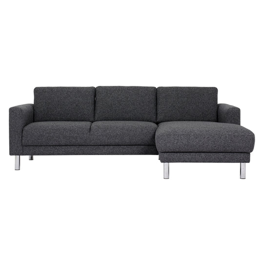 Cleveland  Chaiselongue Sofa (RH) in Nova Anthracite