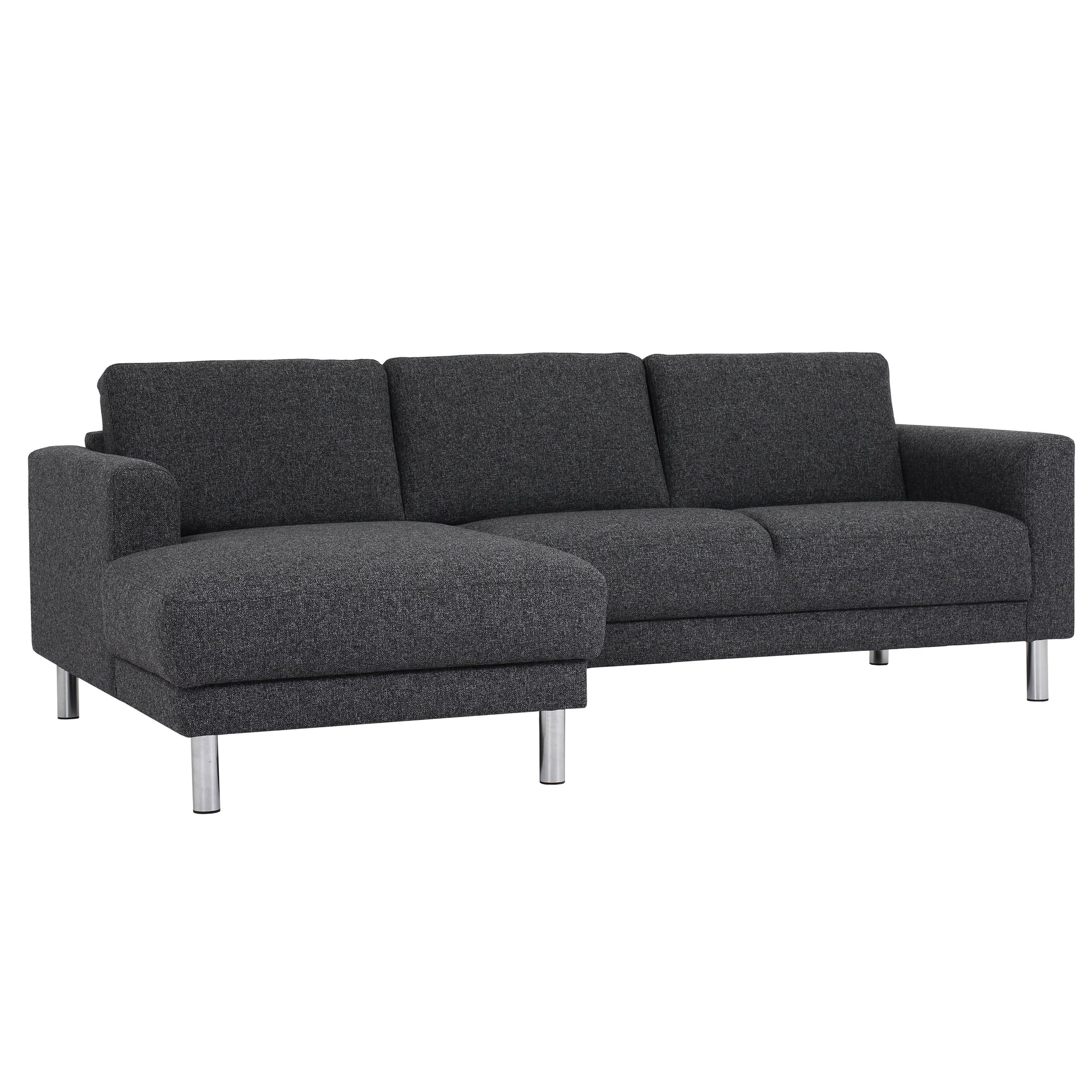 Cleveland  Chaiselongue Sofa (LH) in Nova Anthracite