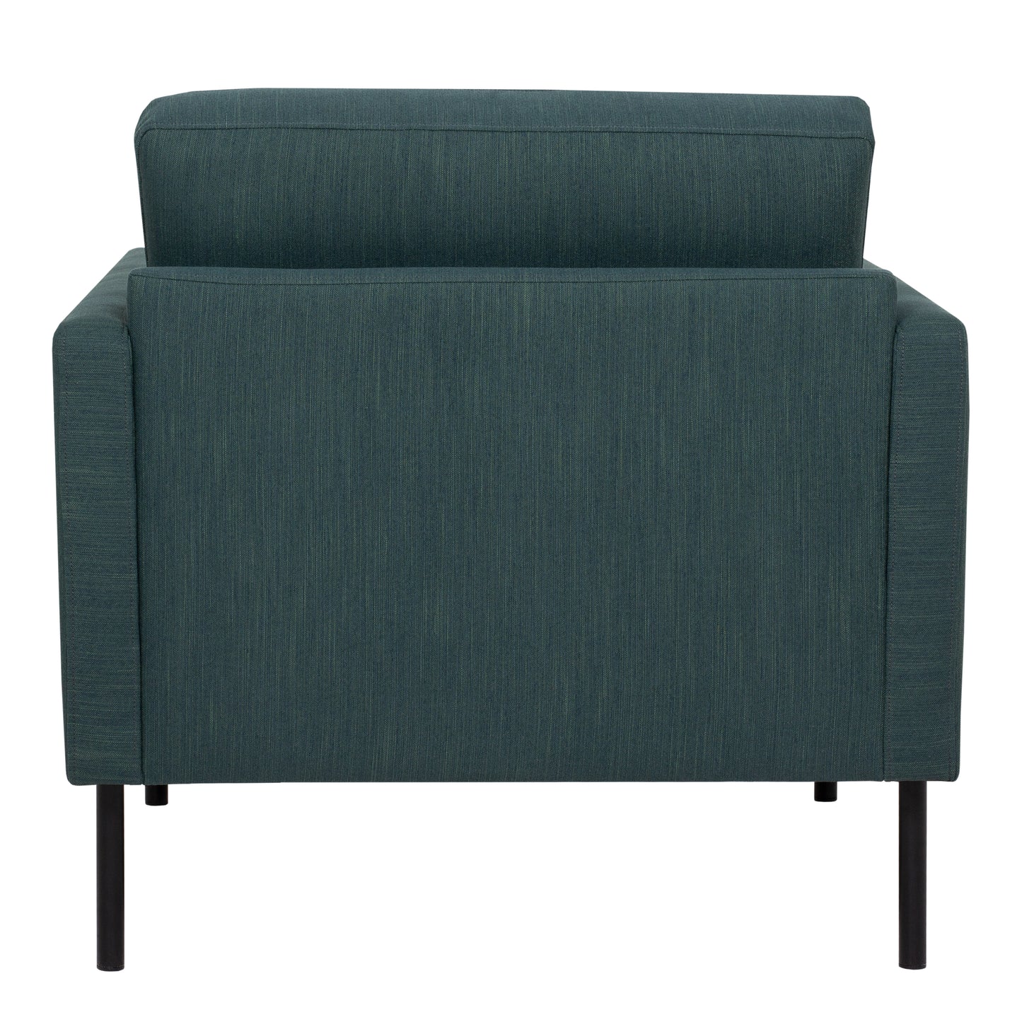 Larvik  Armchair - Dark Green, Black Legs