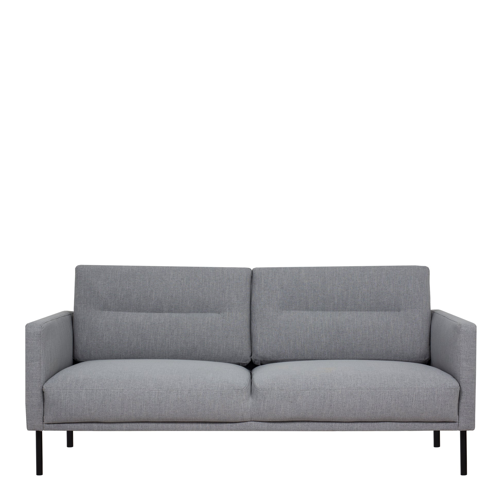 Larvik  2.5 Seater Sofa - Grey, Black Legs