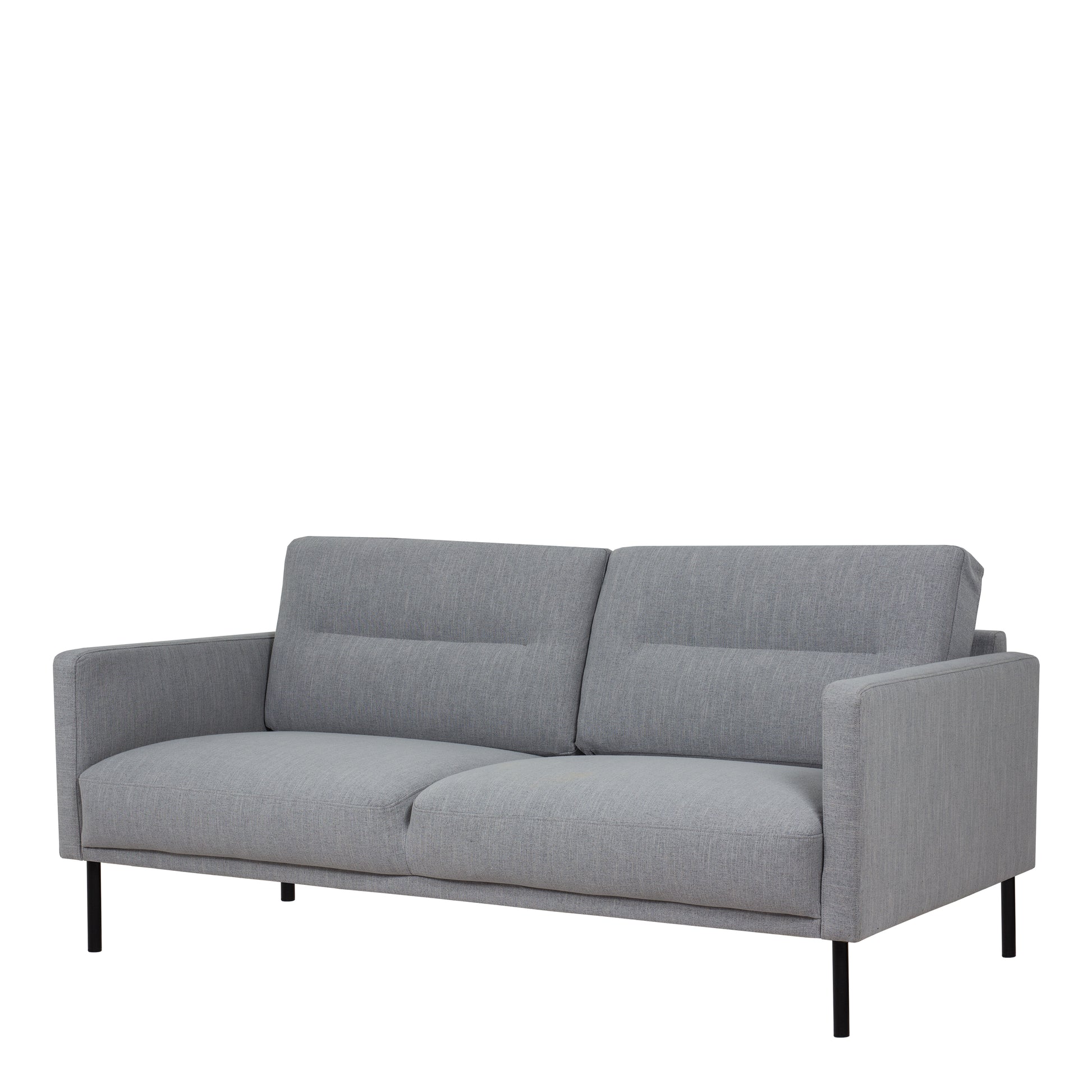 Larvik  2.5 Seater Sofa - Grey, Black Legs