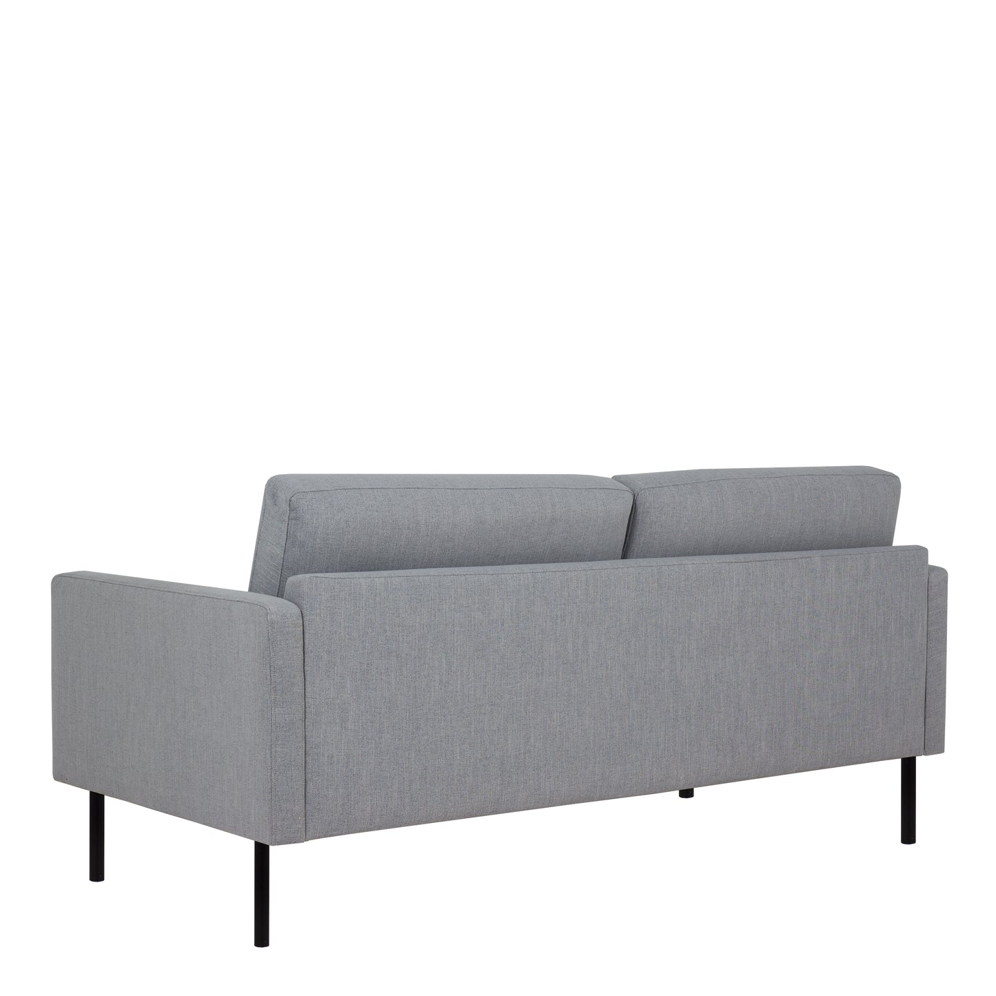 Larvik  2.5 Seater Sofa - Grey, Black Legs