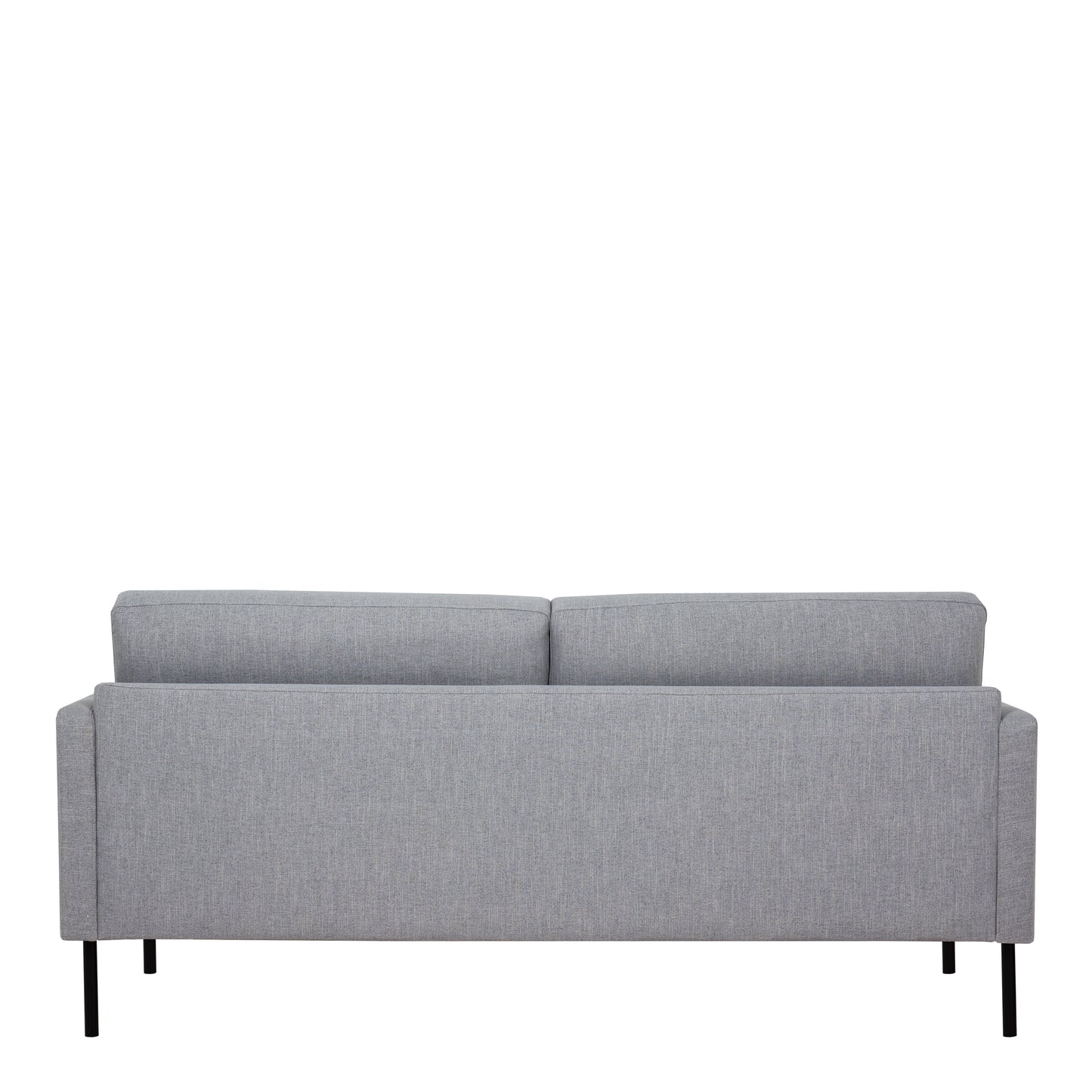 Larvik  2.5 Seater Sofa - Grey, Black Legs