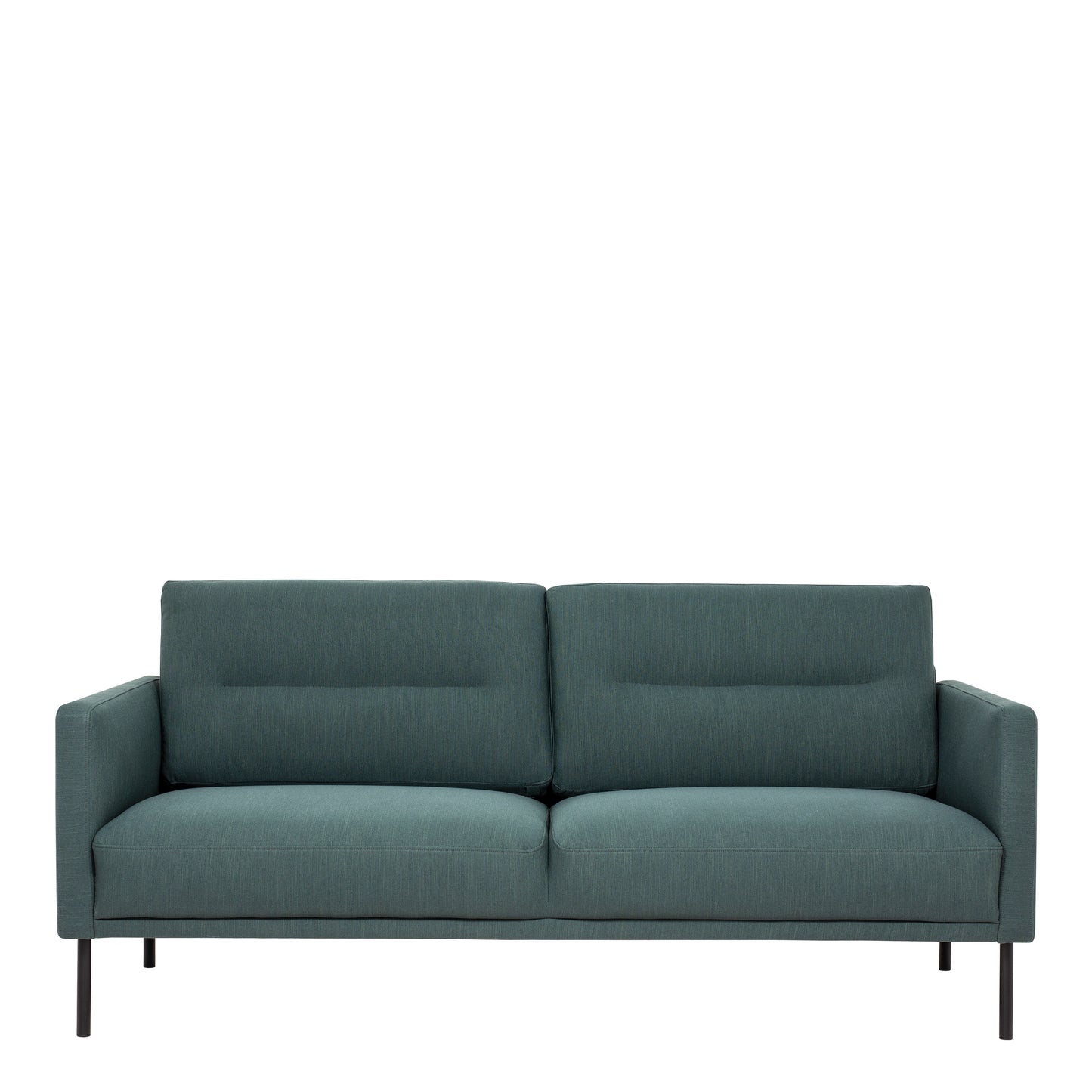 Larvik  2.5 Seater Sofa - Dark Green, Black Legs