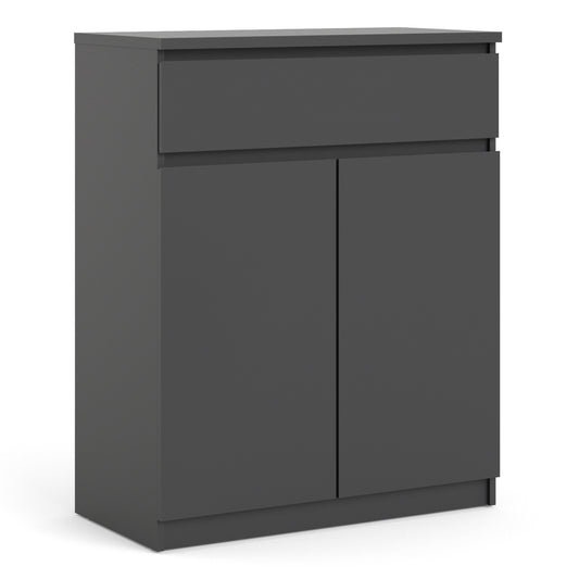 Naia  Sideboard - 1 Drawer 2 Doors in Black Matt