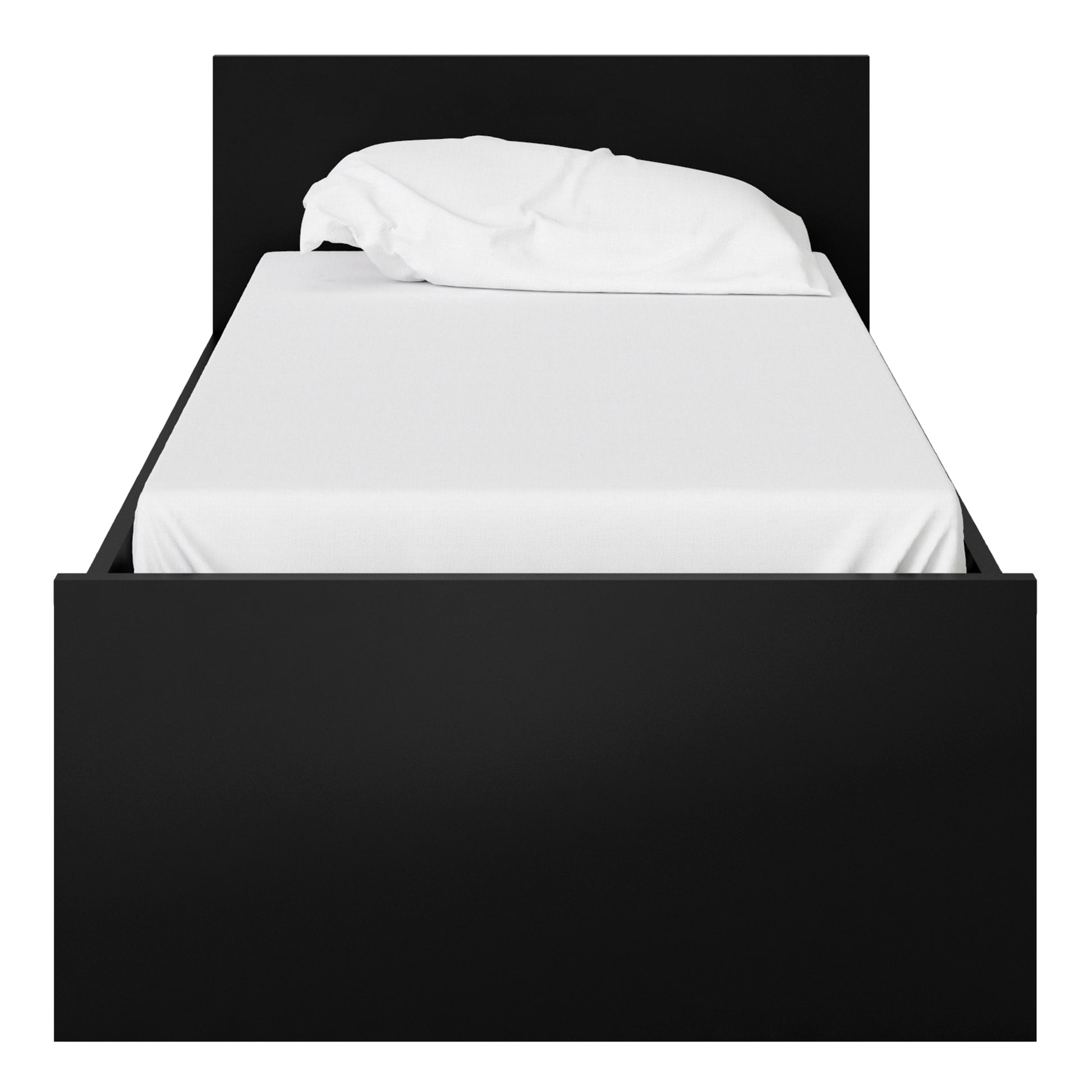 Naia  Single Bed 3ft (90 x 190) in Black Matt