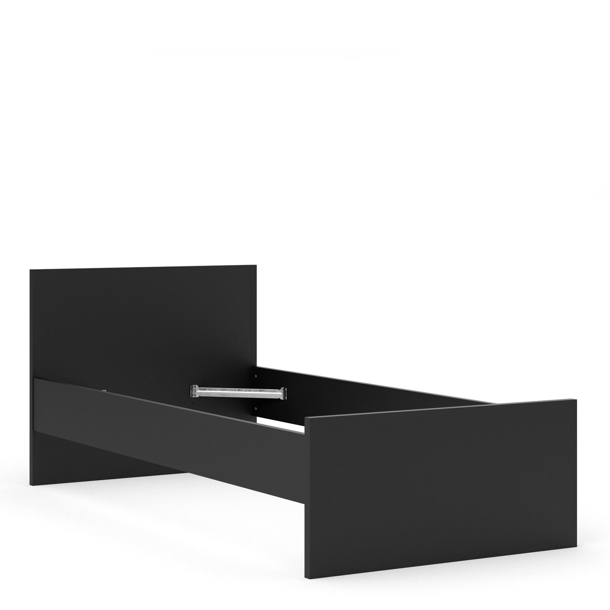 Naia  Single Bed 3ft (90 x 190) in Black Matt