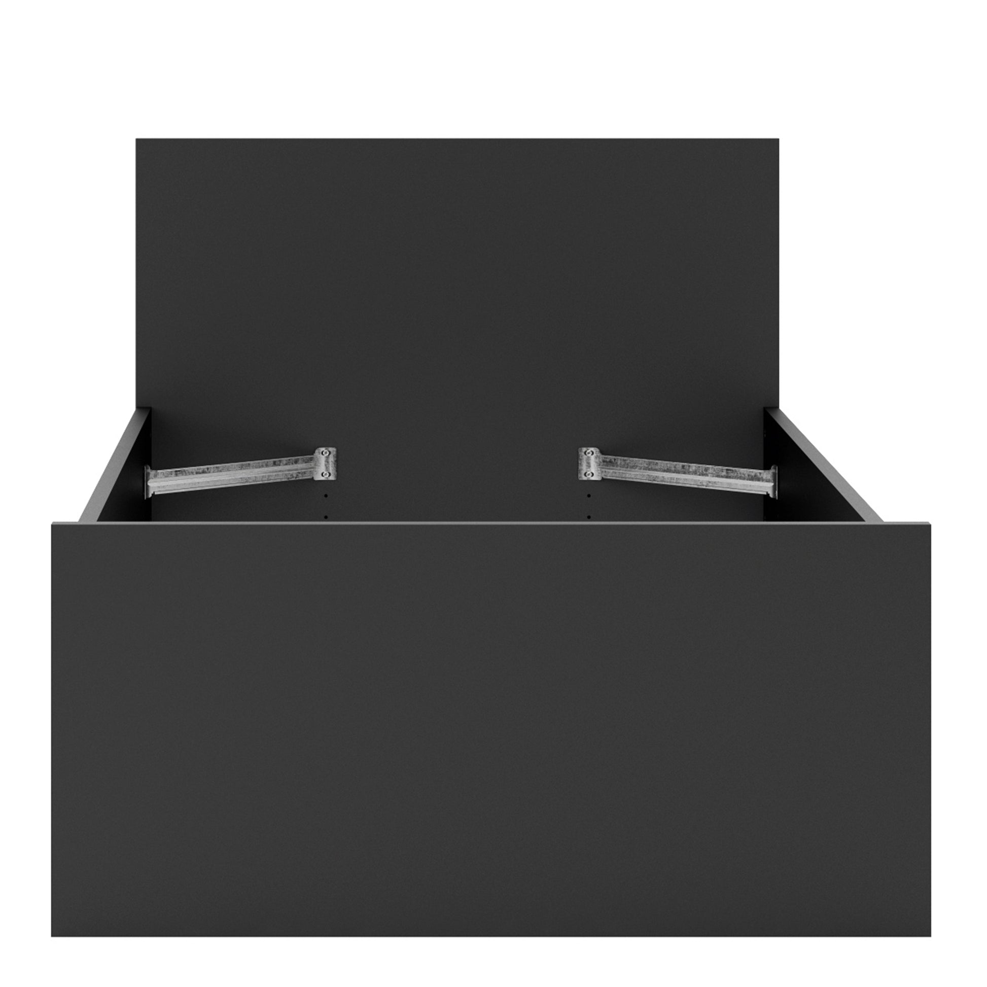 Naia  Single Bed 3ft (90 x 190) in Black Matt
