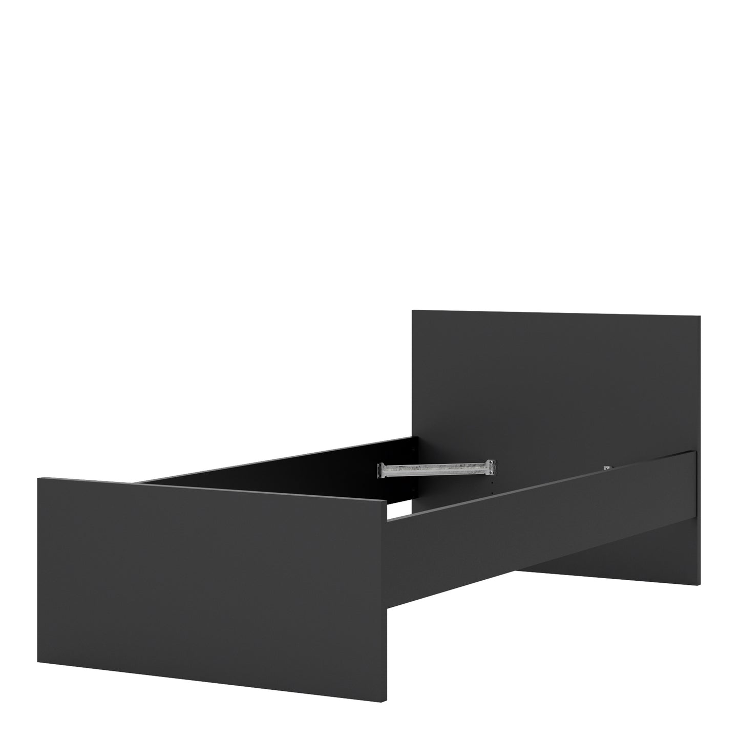 Naia  Single Bed 3ft (90 x 190) in Black Matt