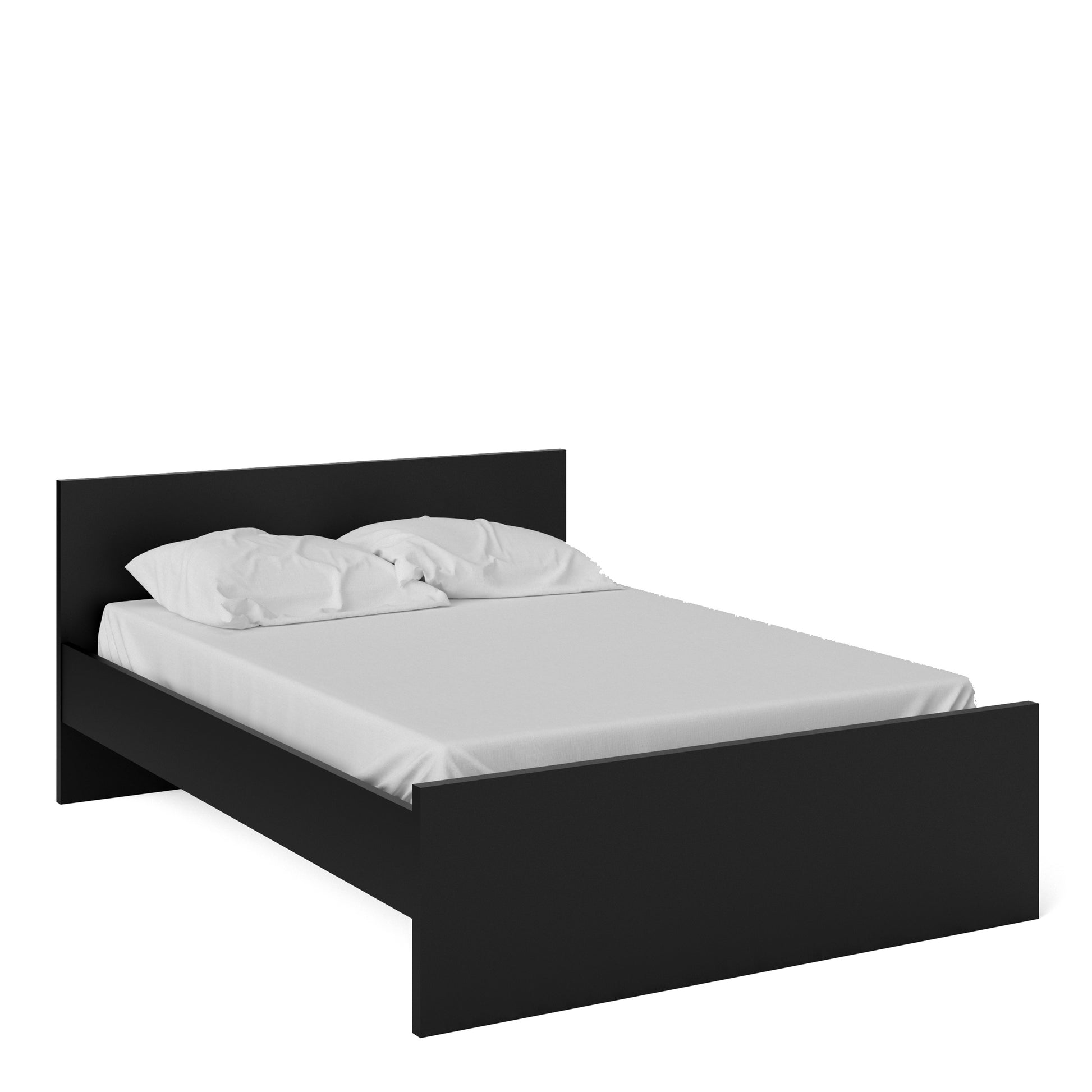 Naia  Double Bed 4ft6 (140 x 190) in Black Matt