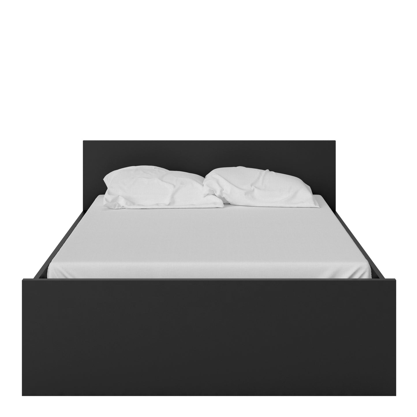 Naia  Double Bed 4ft6 (140 x 190) in Black Matt