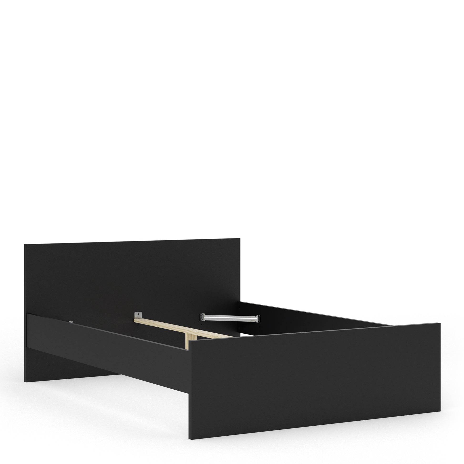 Naia  Double Bed 4ft6 (140 x 190) in Black Matt