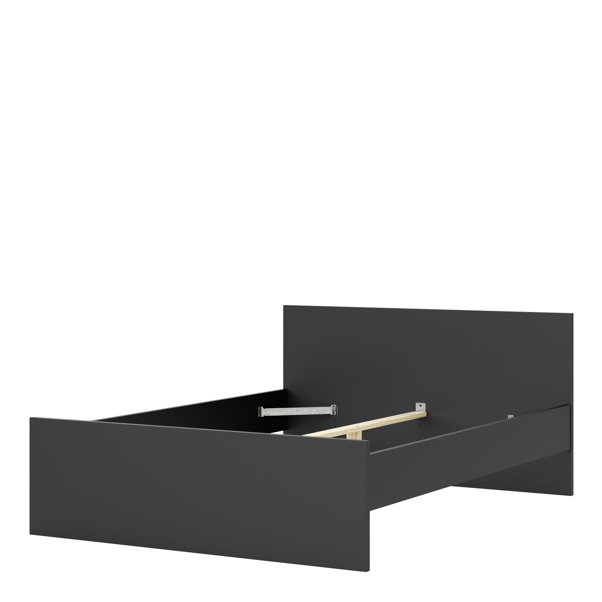 Naia  Double Bed 4ft6 (140 x 190) in Black Matt