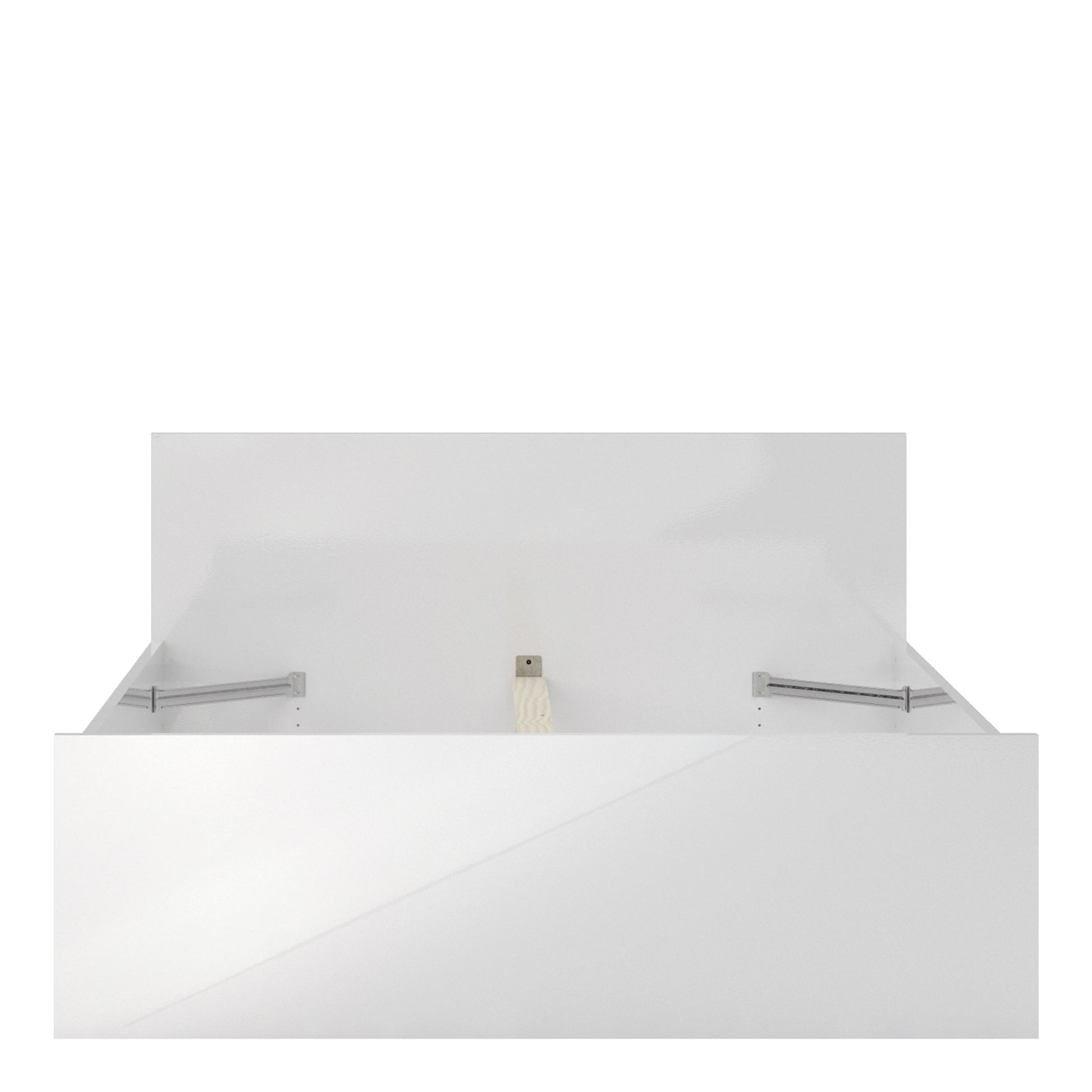 Naia  Double Bed 4ft6 (140 x 190) in White High Gloss
