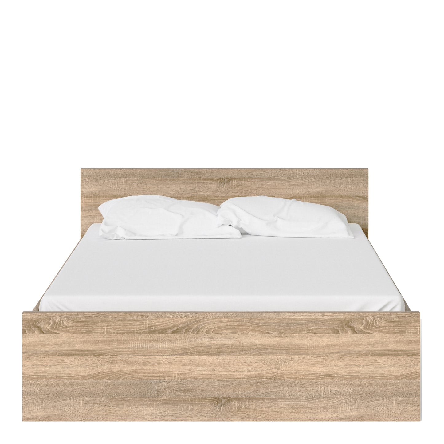 Naia  Euro King Bed (160 x 200) in Oak