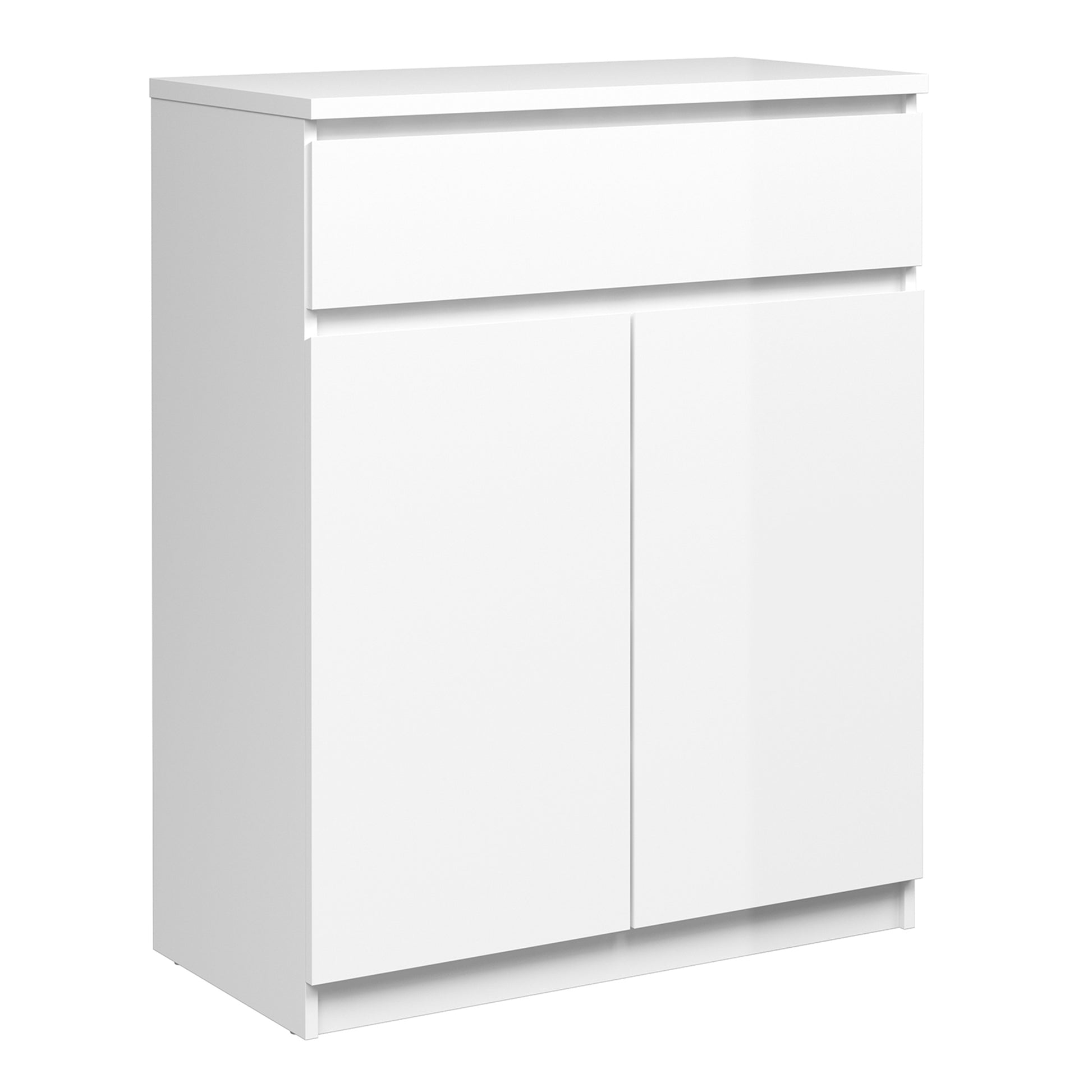 Naia  Sideboard - 1 Drawer 2 Doors in White High Gloss