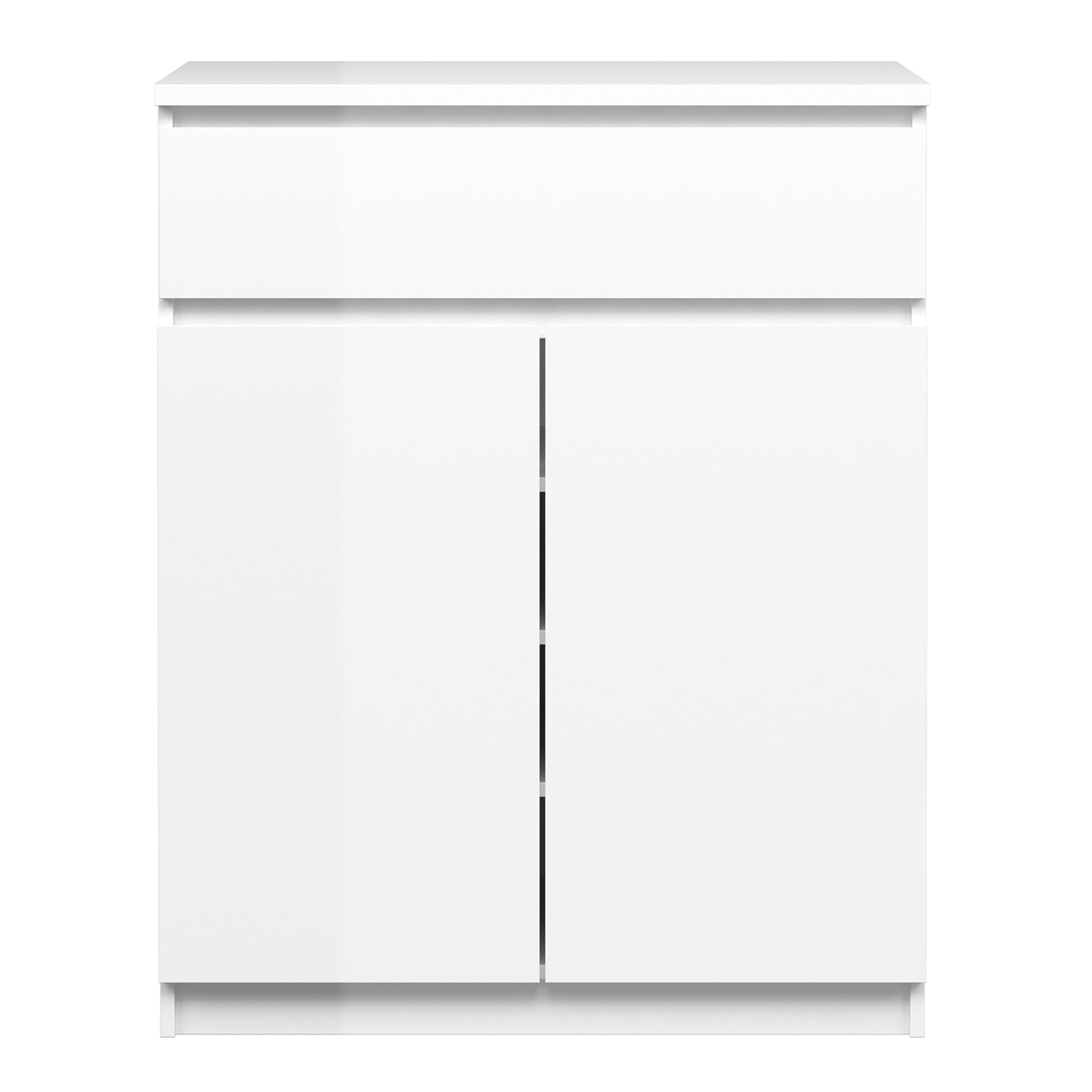 Naia  Sideboard - 1 Drawer 2 Doors in White High Gloss