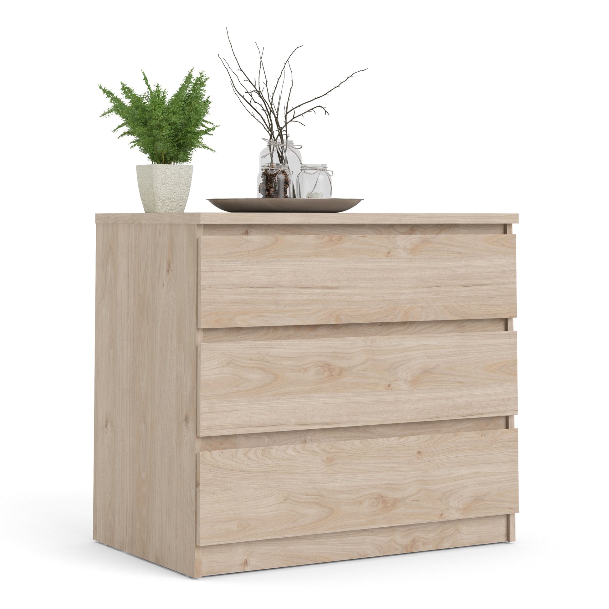 Naia  Chest of 3 Drawers in Jackson Hickory Oak