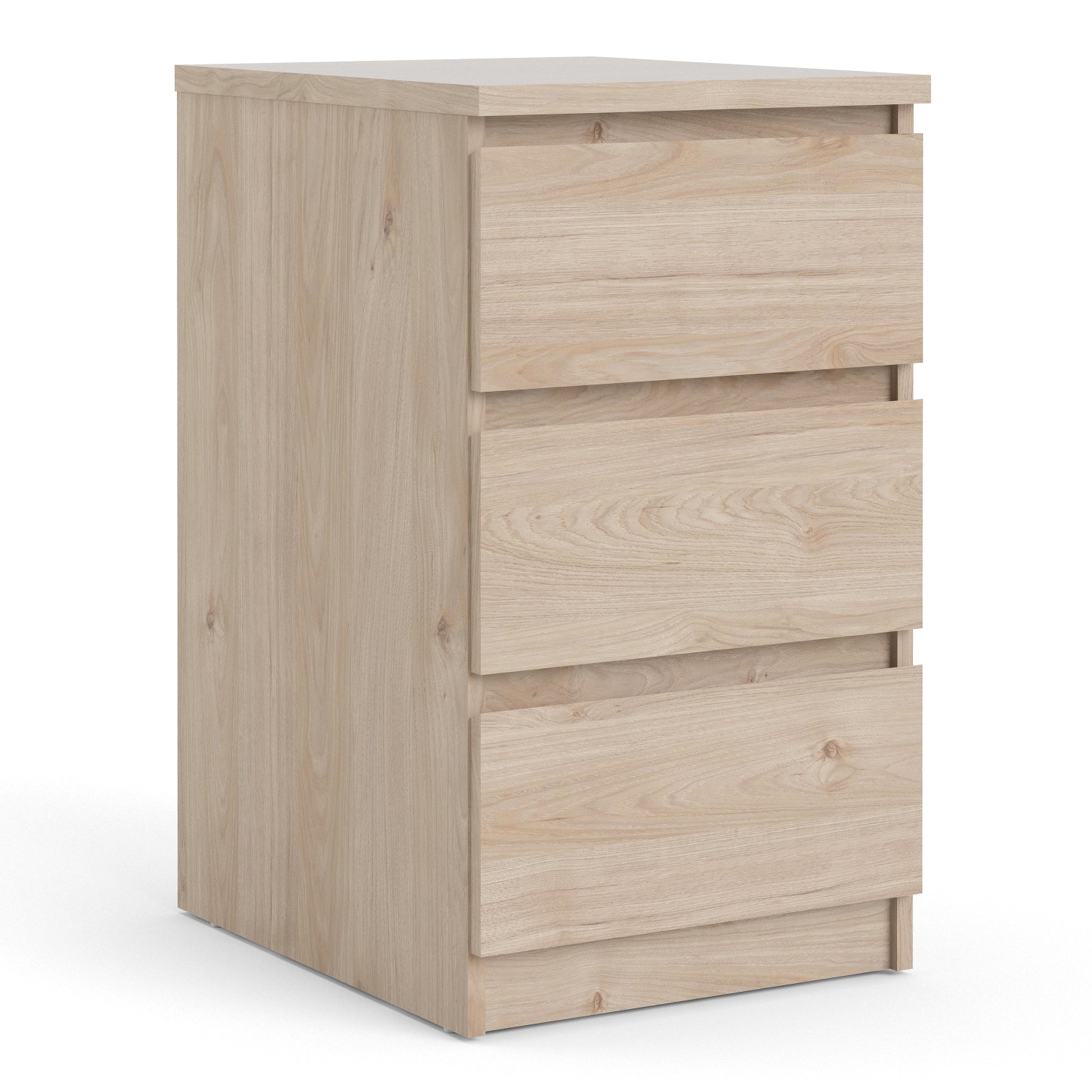 Naia  Bedside 3 Drawers in Jackson Hickory Oak