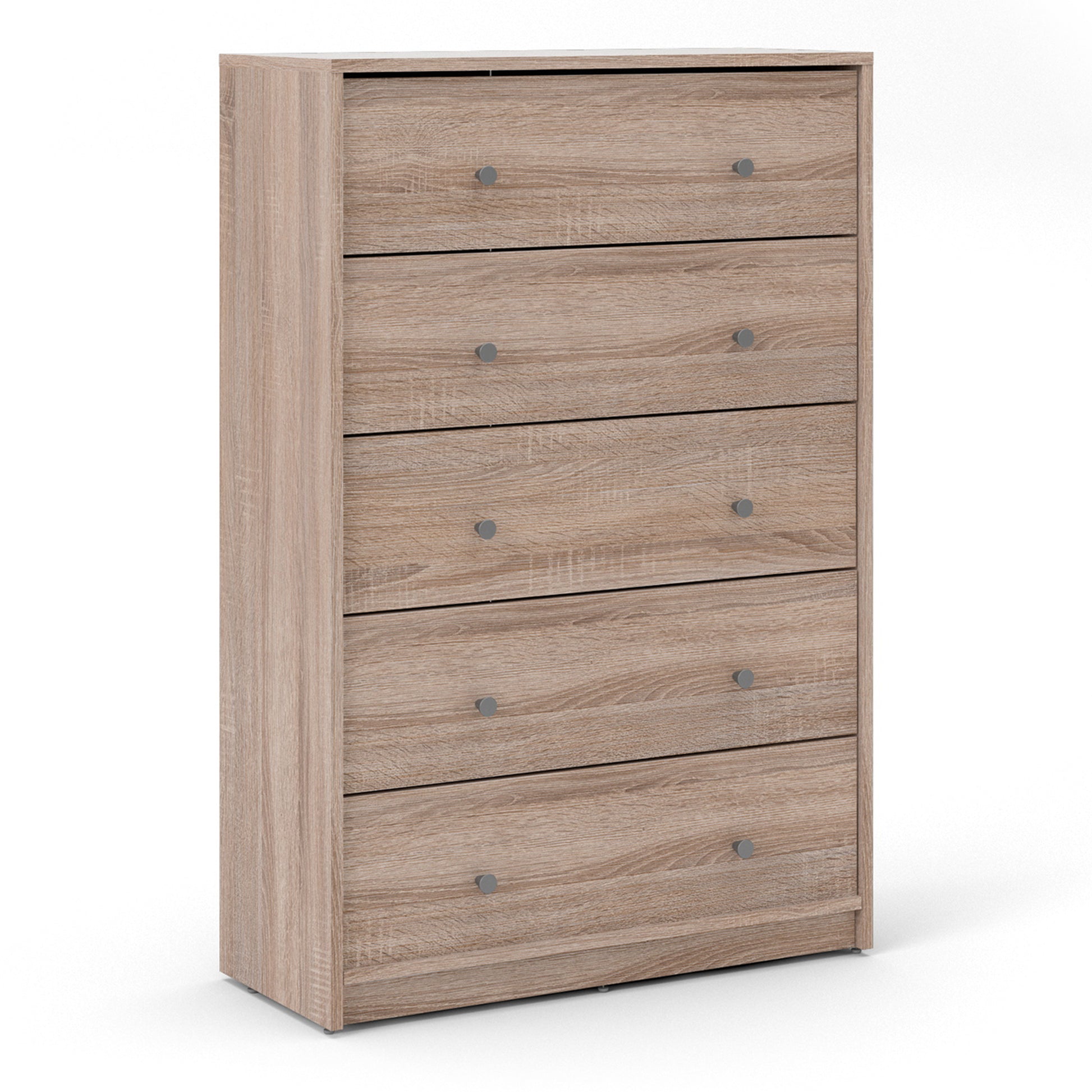 May  Chest of 5 Drawers in Truffle Oak