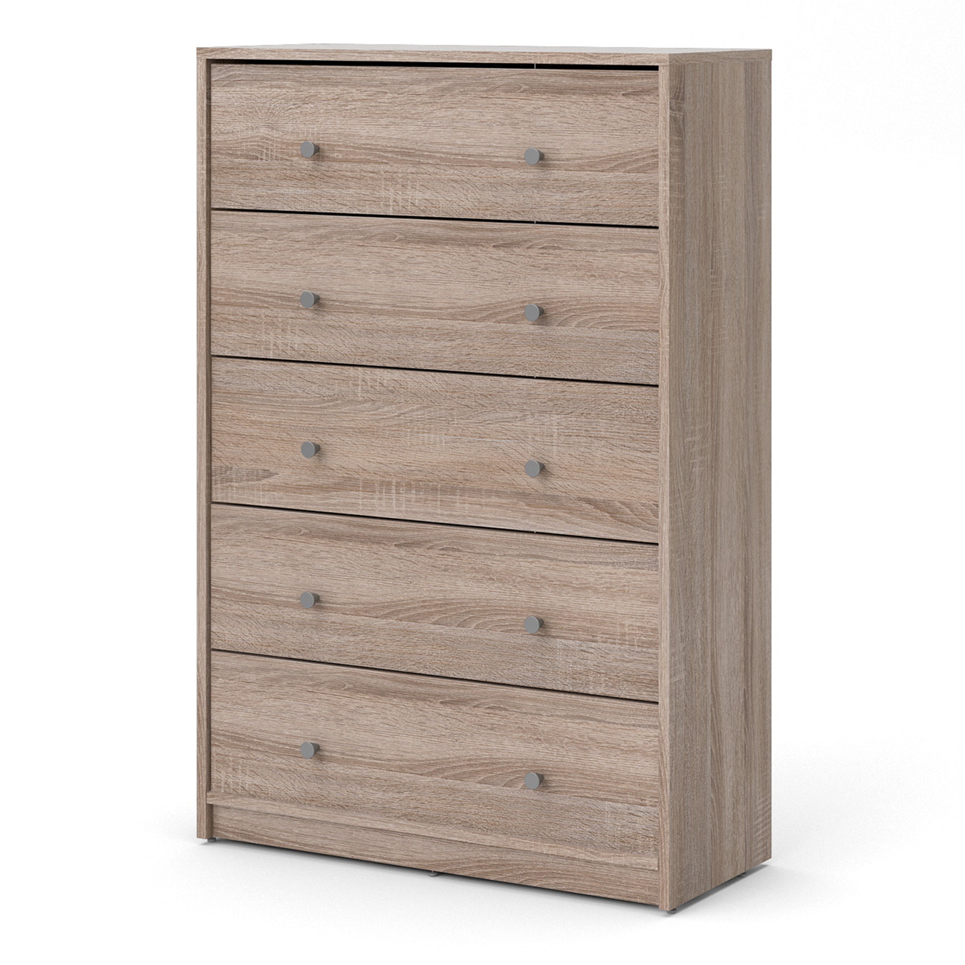 May  Chest of 5 Drawers in Truffle Oak