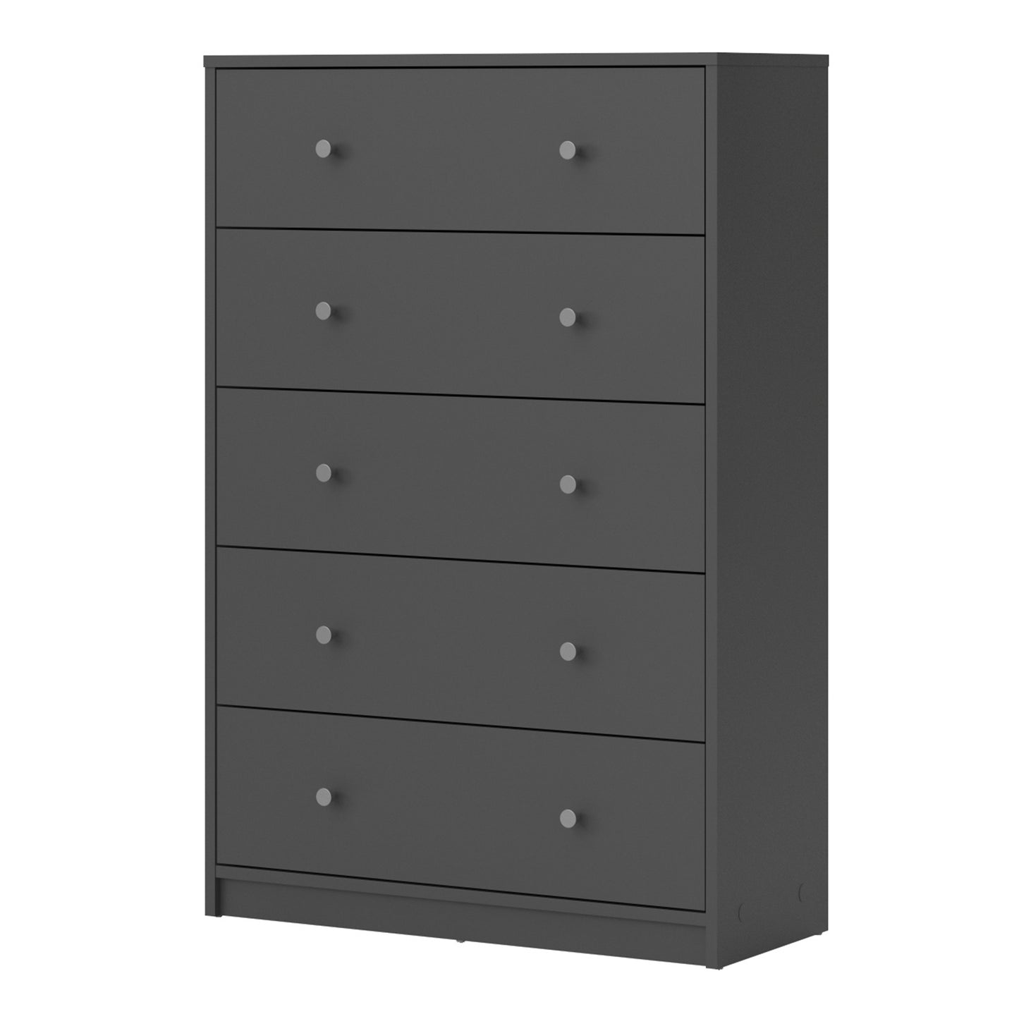 May  Chest of 5 Drawers in Grey