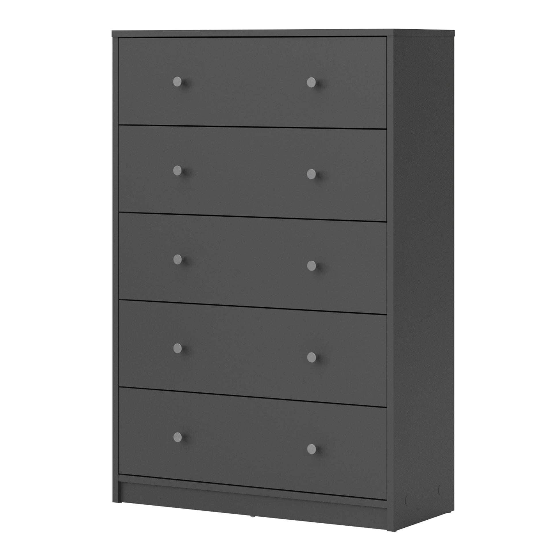 May  Chest of 5 Drawers in Grey