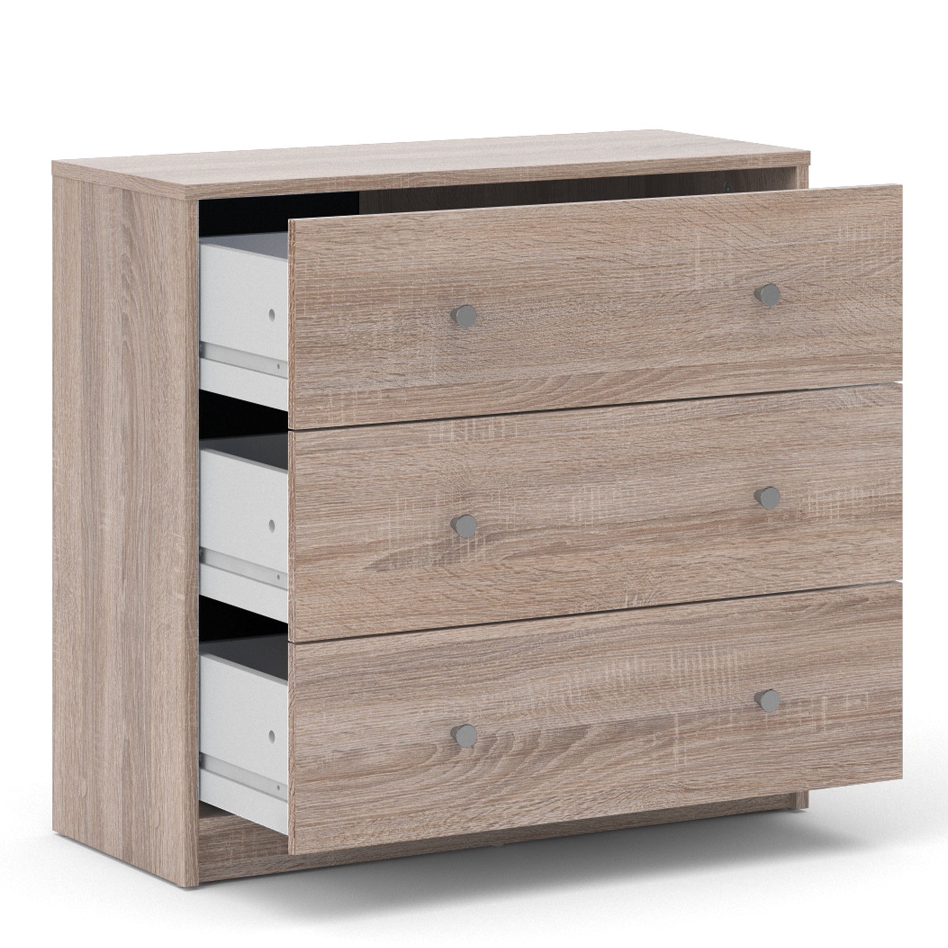 May  Chest of 3 Drawers in Truffle Oak
