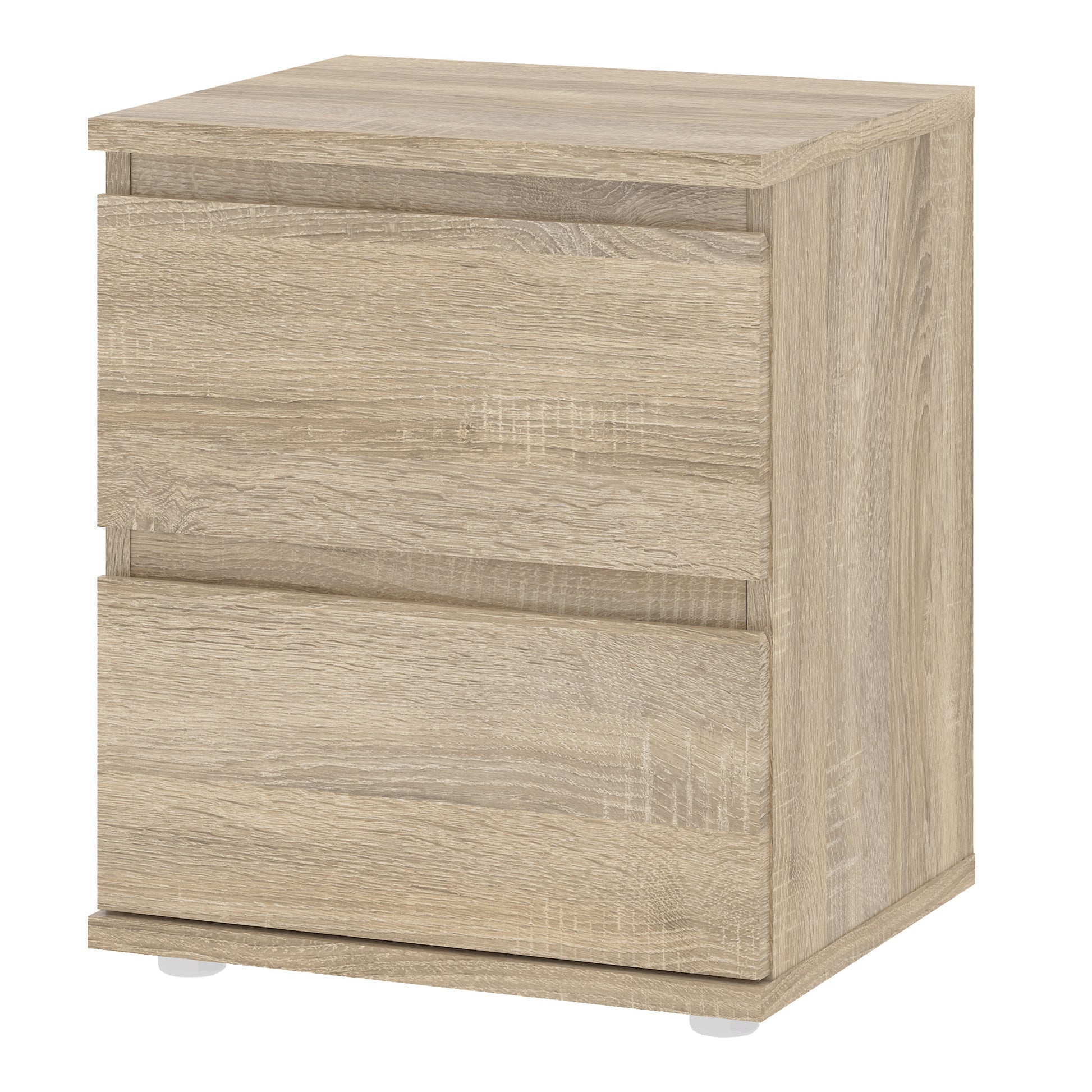 Nova  Bedside 2 Drawer in Oak