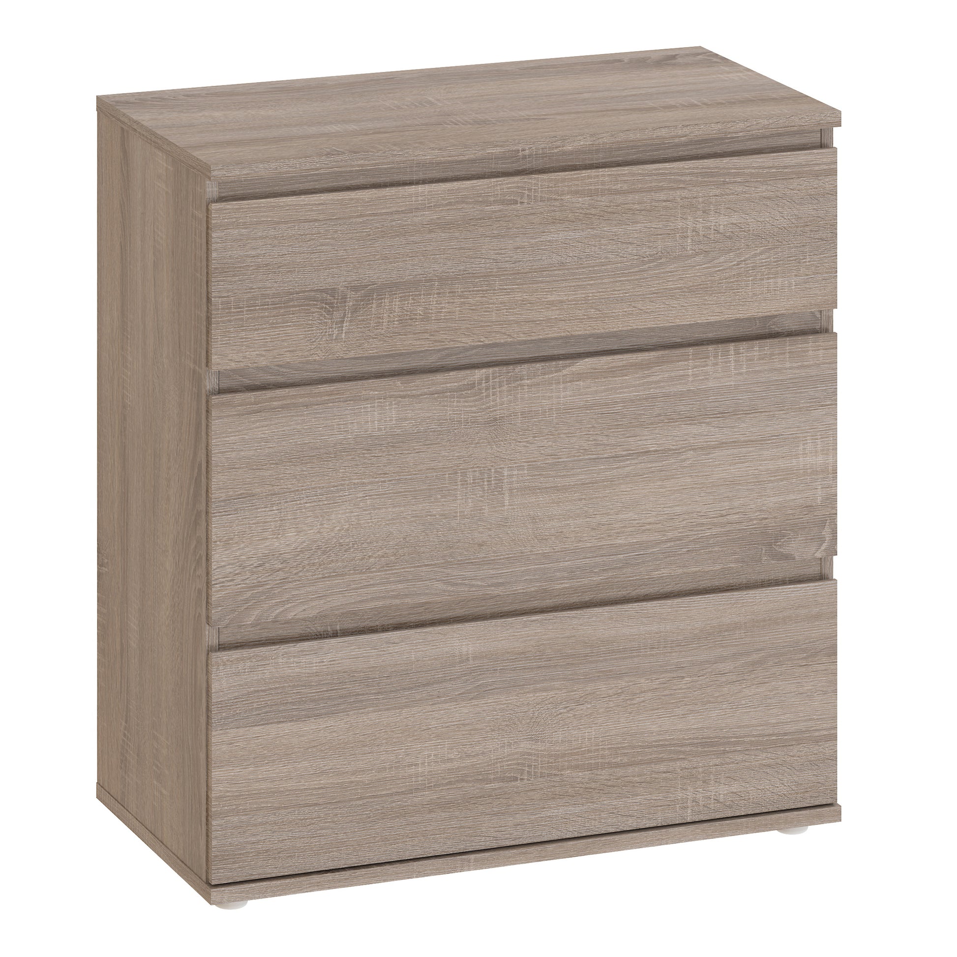 Nova  Chest of 3 Drawers in Truffle Oak