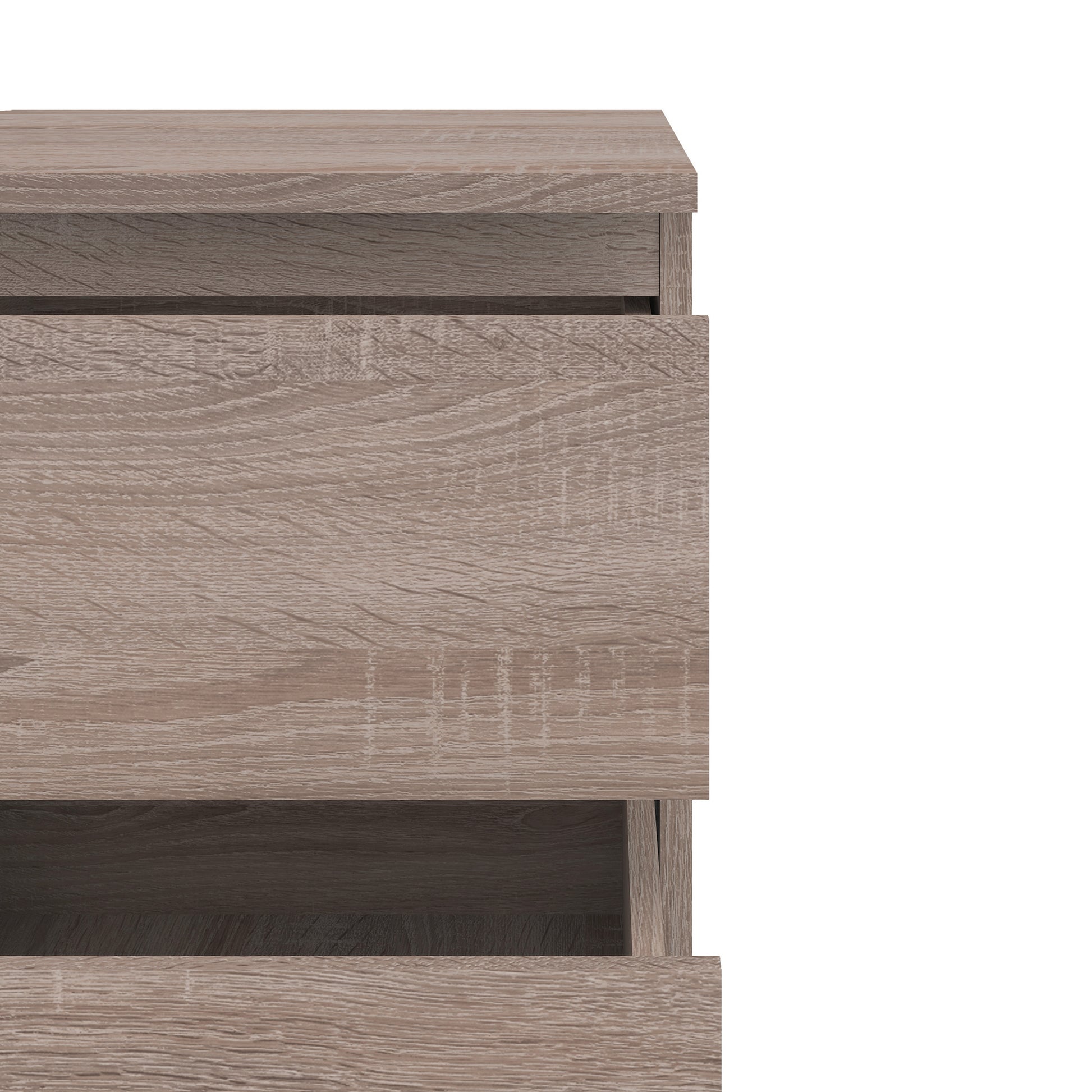 Nova  Narrow Chest of 5 Drawers in Truffle Oak
