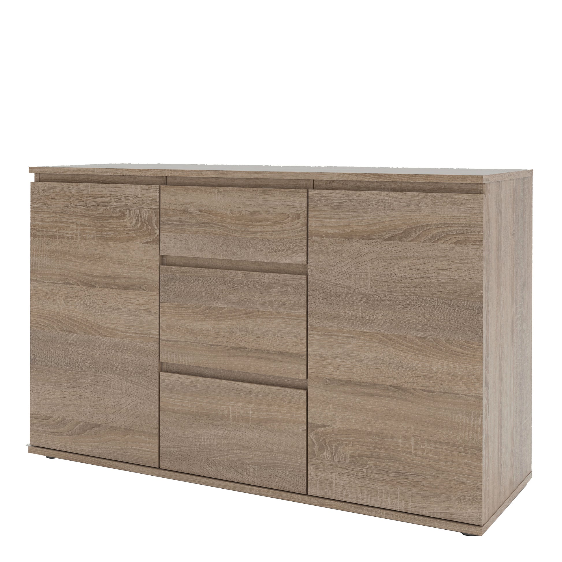 Nova  Sideboard - 3 Drawers 2 Doors in Truffle Oak