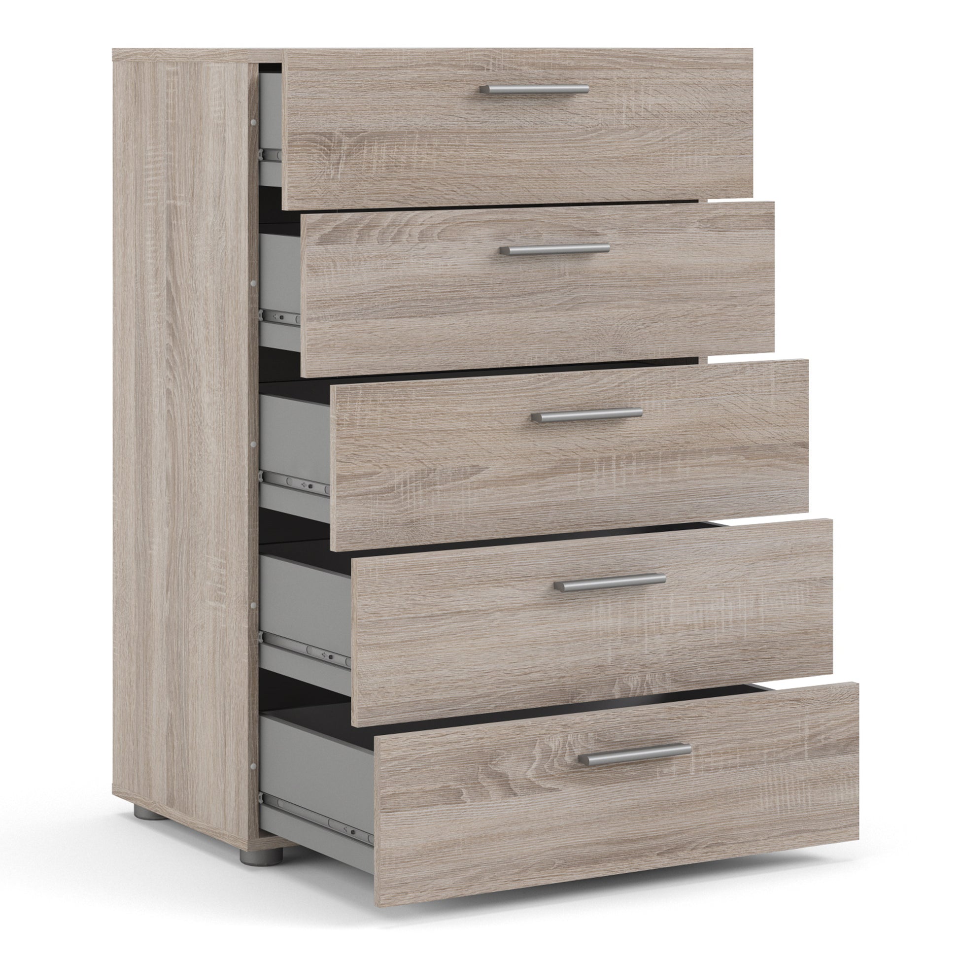 Pepe  Chest of 5 Drawers in Truffle Oak