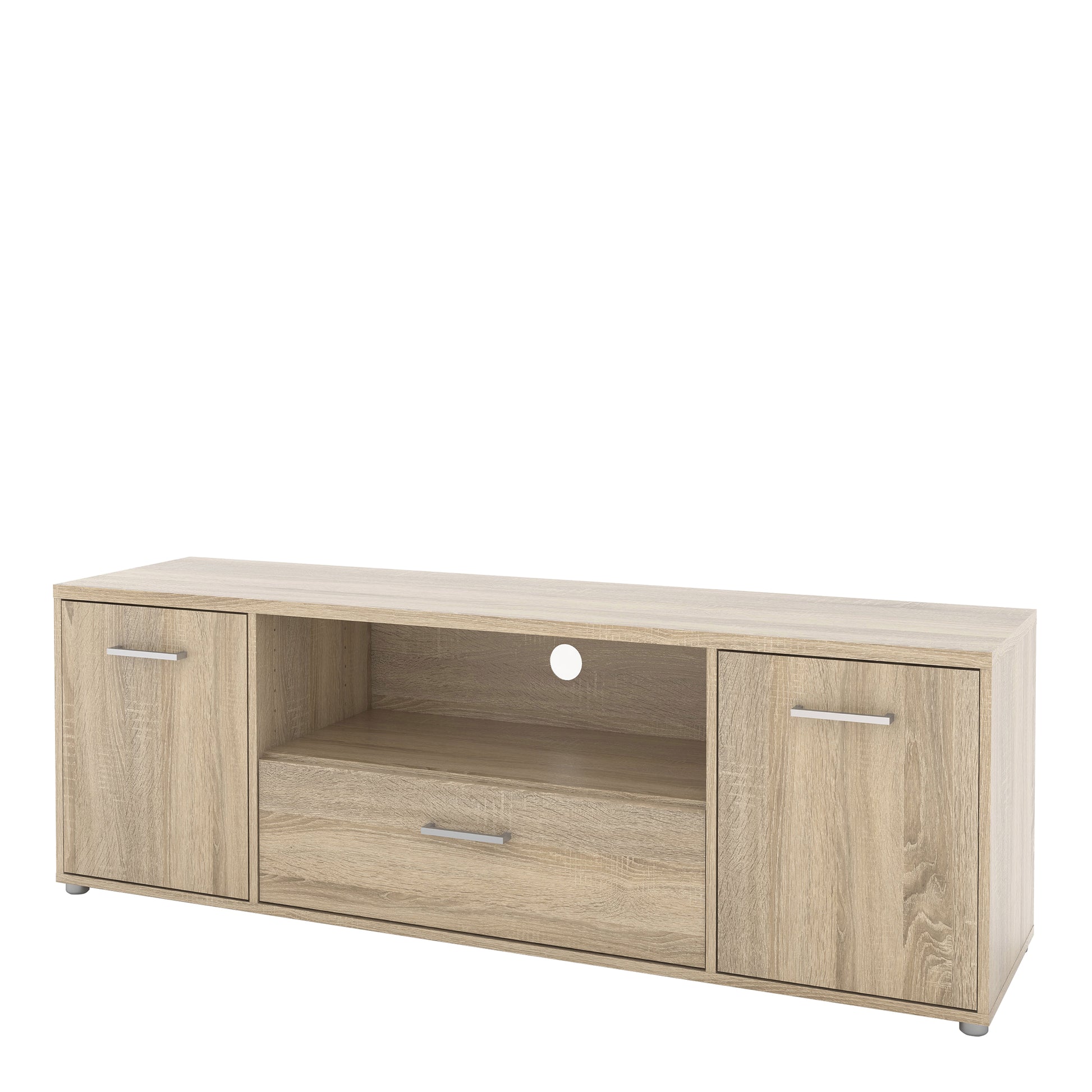 Match  TV Unit 2 Doors 1 Drawer 1 Shelf in Oak
