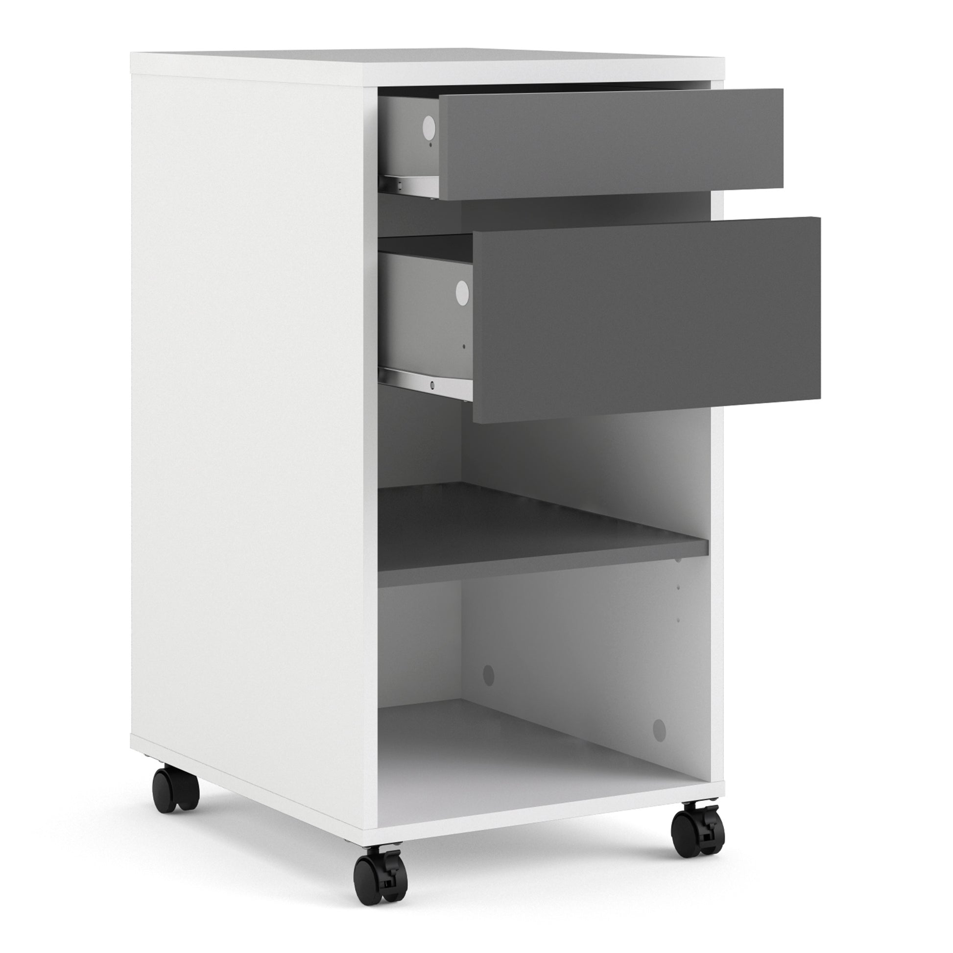 Function Plus  Mobile file cabinet 2 drawers + 1 shelf