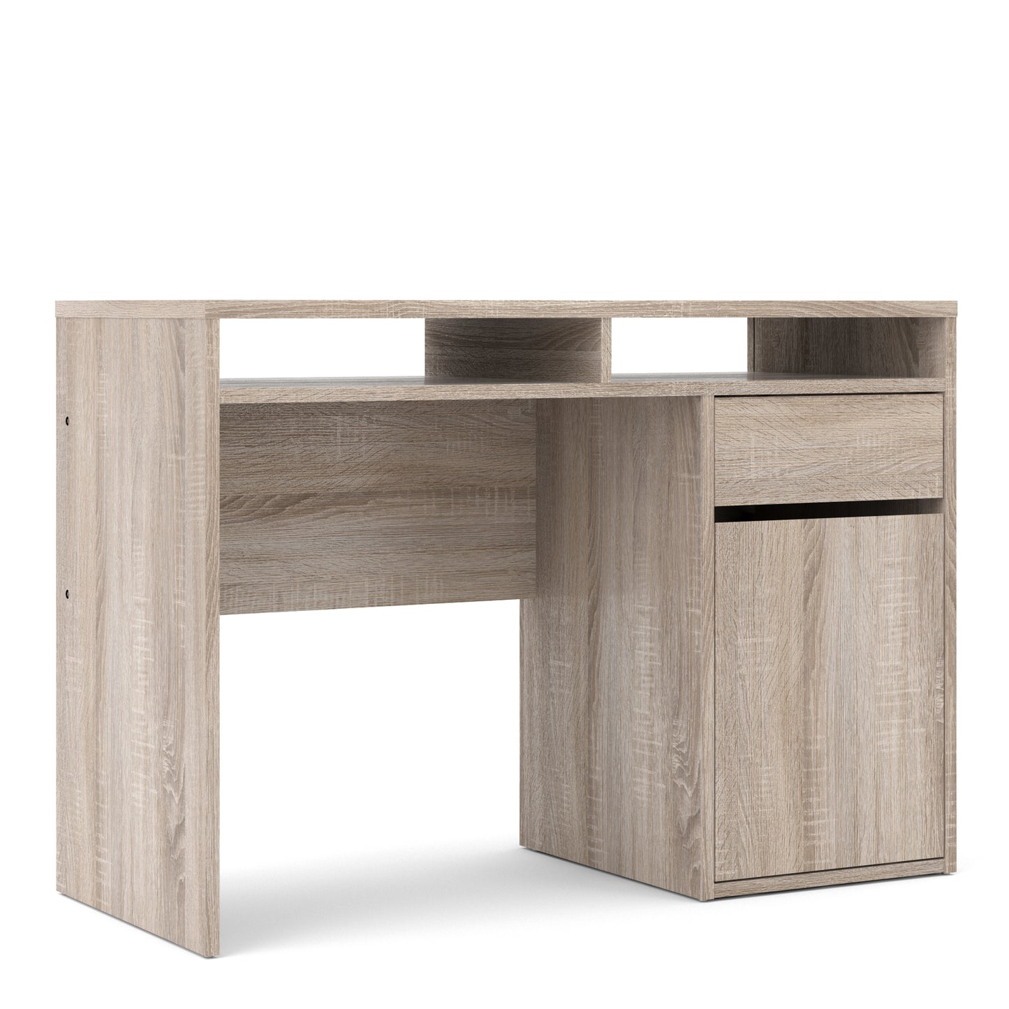Function Plus  Desk 1 Door 1 Drawer in Truffle Oak